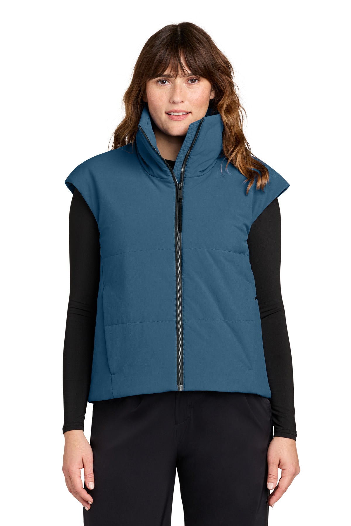 Custom Embroidered or DTF Printed - MiiR ®  Women's Sashiko Stretch Puffy Vest MRAW442