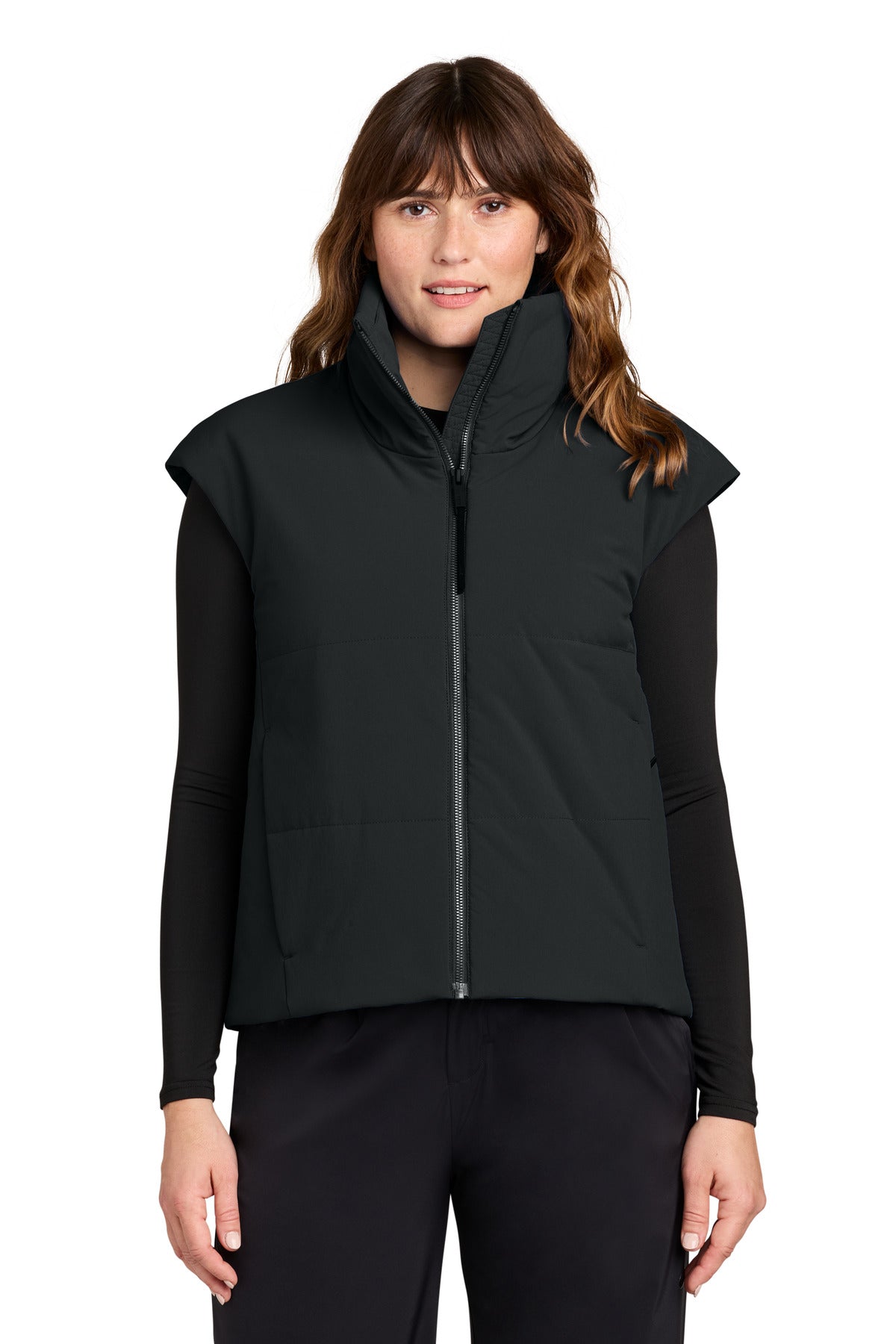 Custom Embroidered or DTF Printed - MiiR ®  Women's Sashiko Stretch Puffy Vest MRAW442