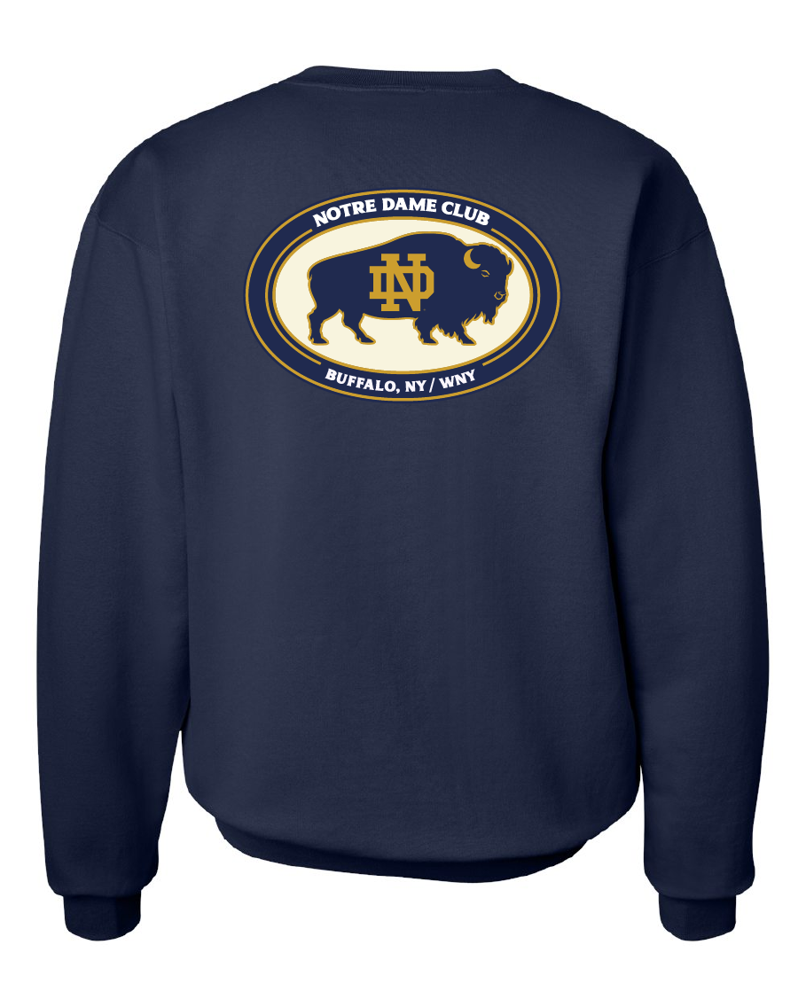 ND Club of Buffalo WNY - Hanes Unisex Ultimate Cotton® Crewneck Sweatshirt F260