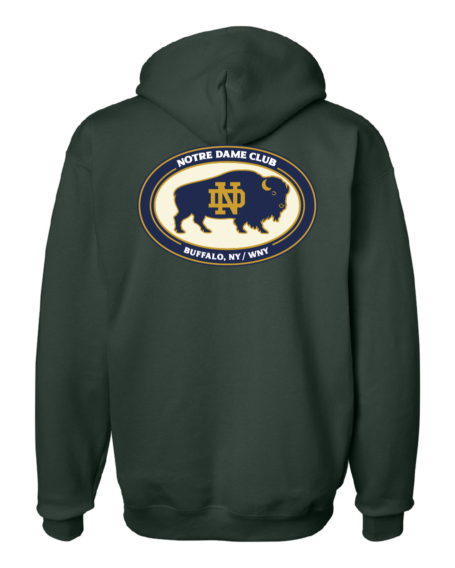 ND Club of Buffalo WNY - Hanes Unisex Ultimate Cotton® Hooded Sweatshirt - F170