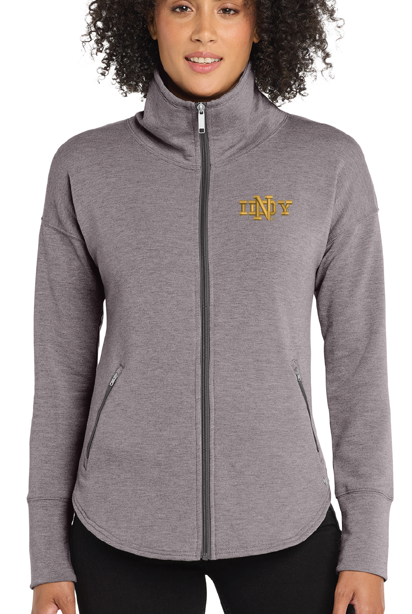 ND Club of Indy - OGIO ® Ladies Luuma Full-Zip Fleece. LOG812