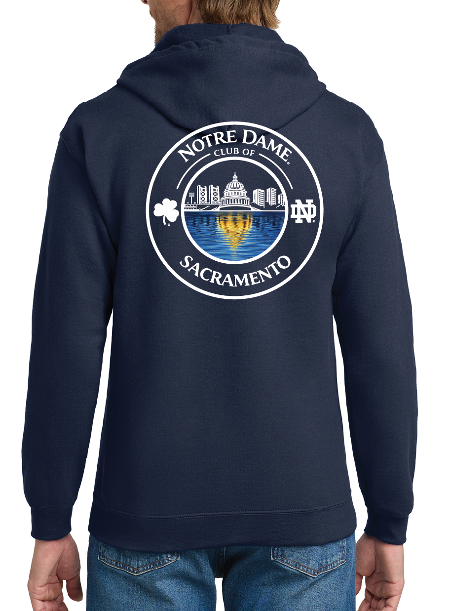 ND Club of Sacramento - Gildan ®  - Heavy Blend™ Full-Zip Hooded Sweatshirt. 18600