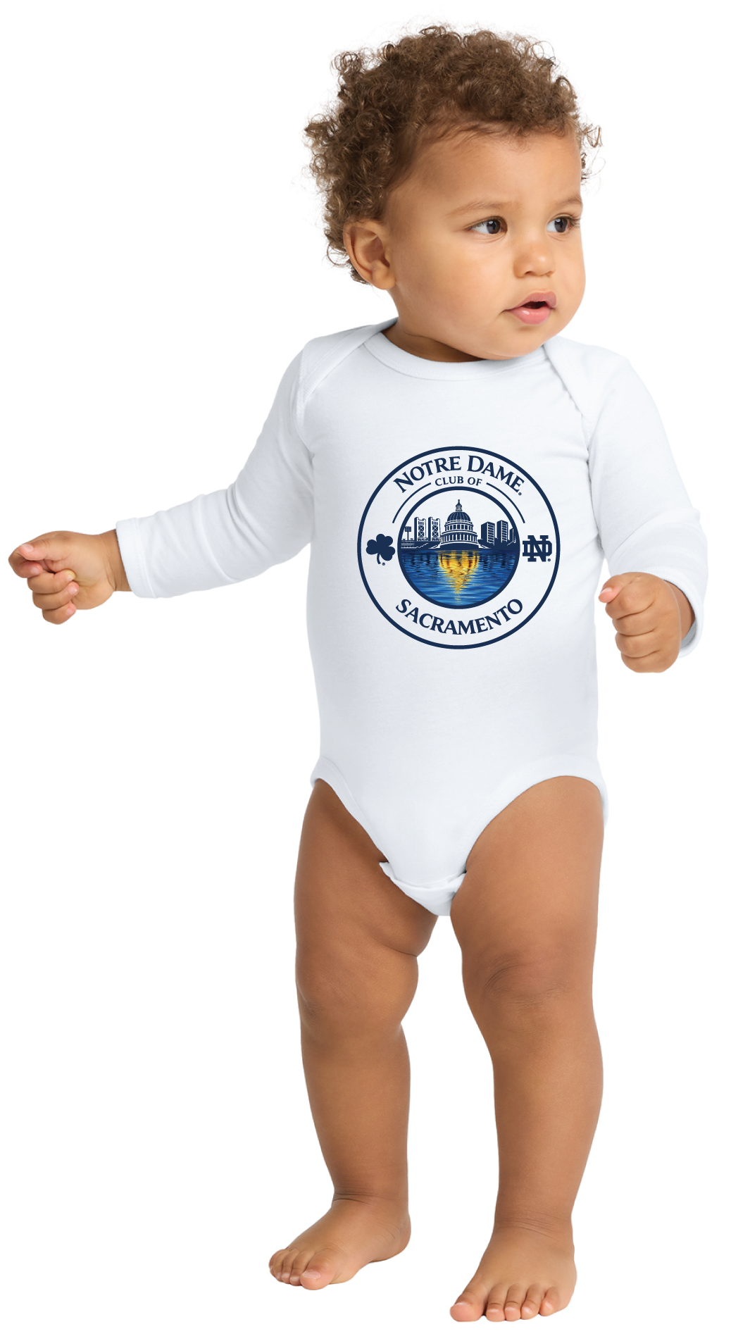 ND Club of Sacramento - Rabbit Skins™ Infant Long Sleeve Jersey Bodysuit