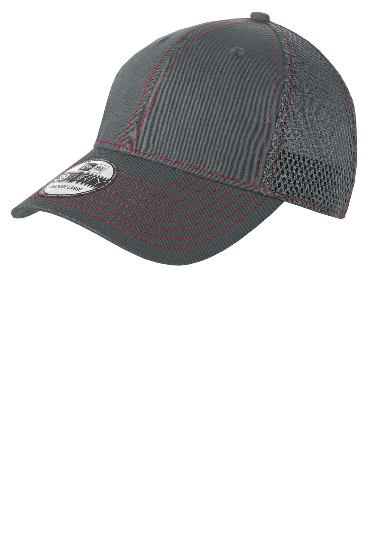 Custom Embroidery - New Era ®  - Stretch Mesh Contrast Stitch Cap. NE1120