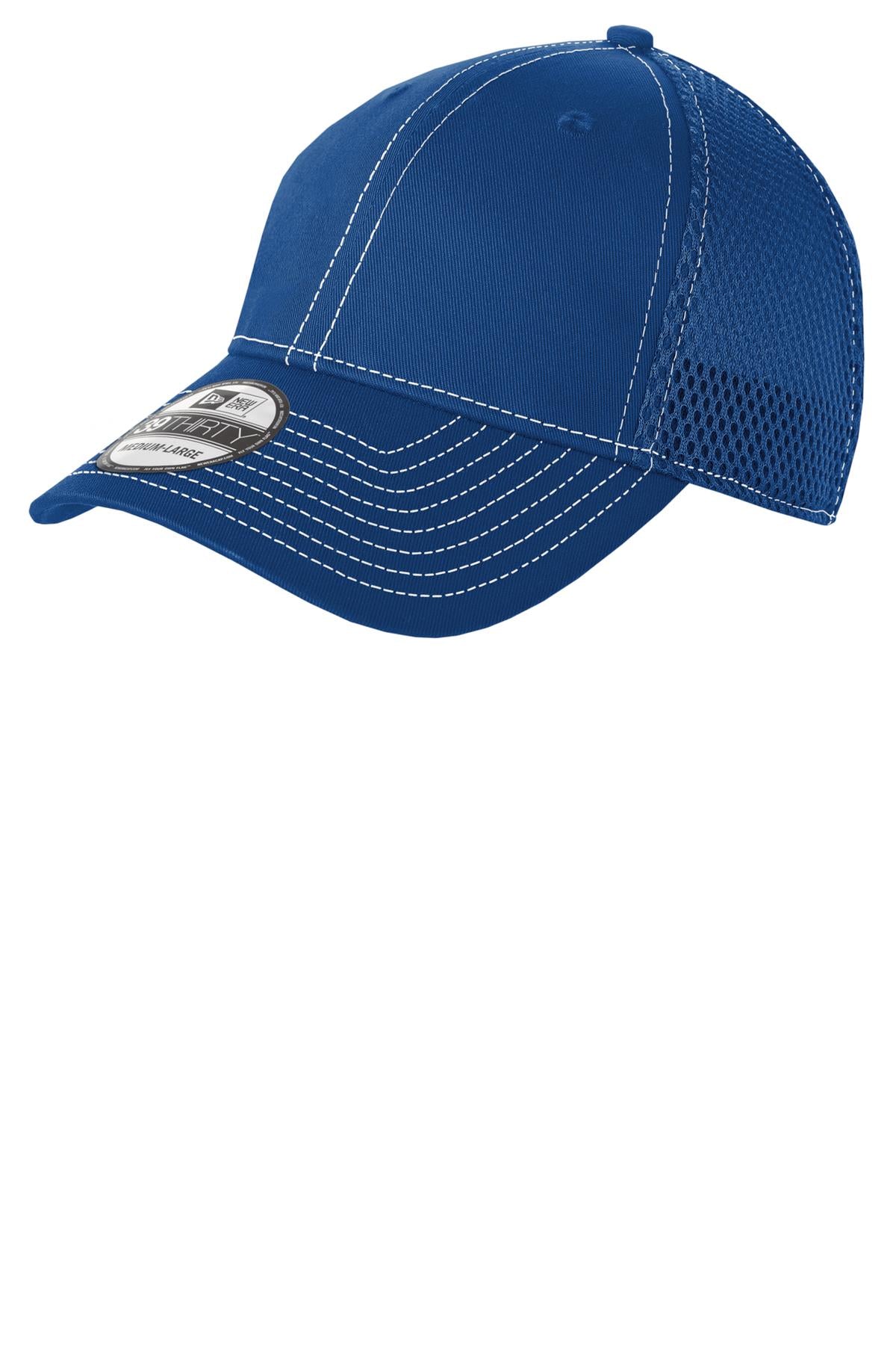 Custom Embroidery - New Era ®  - Stretch Mesh Contrast Stitch Cap. NE1120