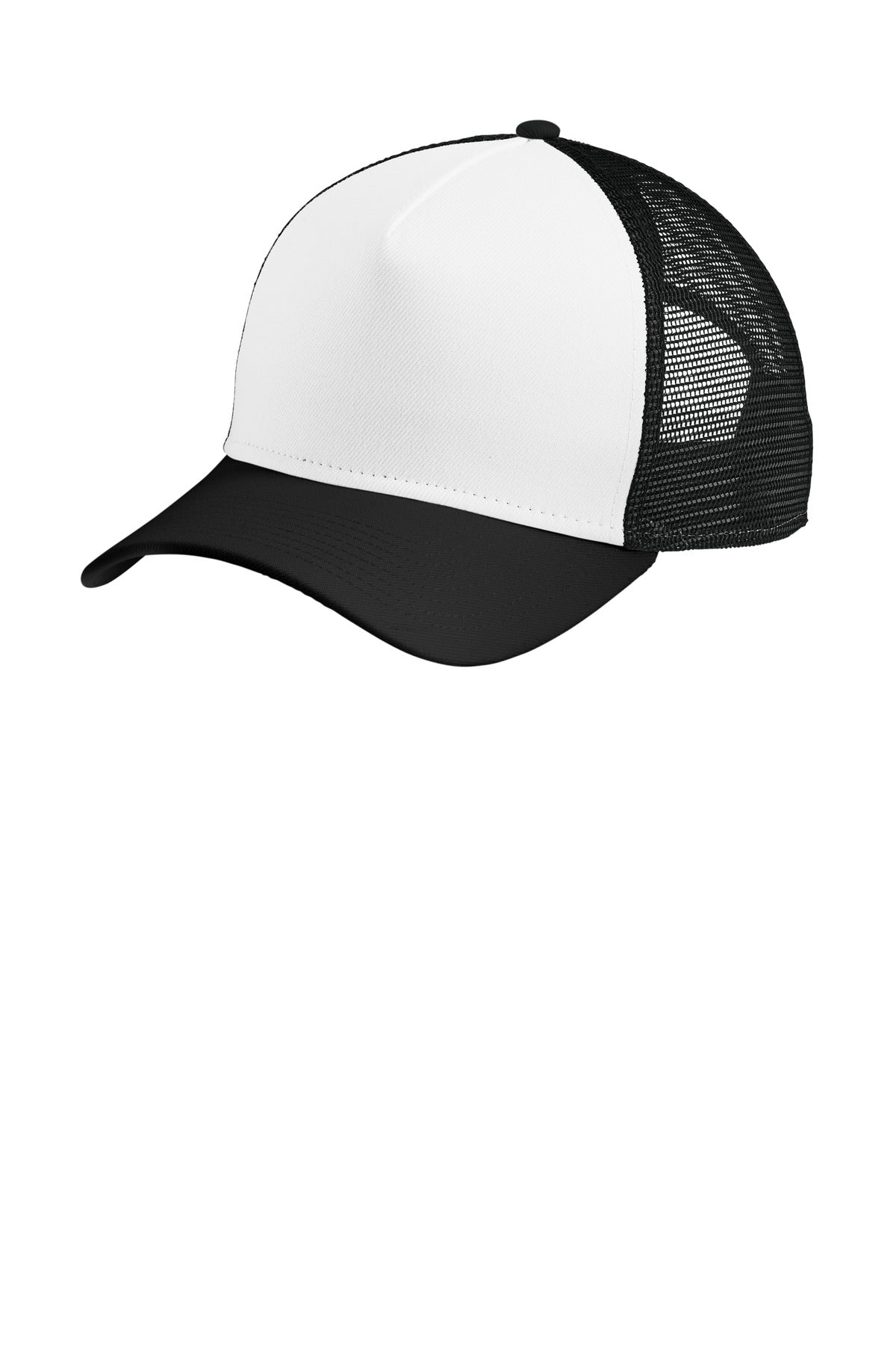 Custom Embroidery - New Era ®  A-Frame Snapback Mesh Back Cap NE212