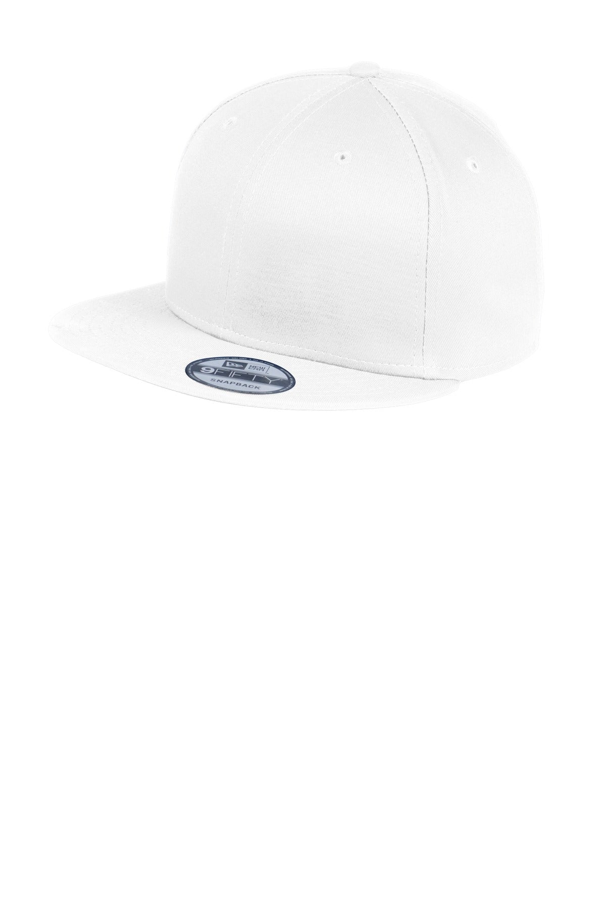 Custom Embroidered - New Era® - Flat Bill Snapback Cap. NE400