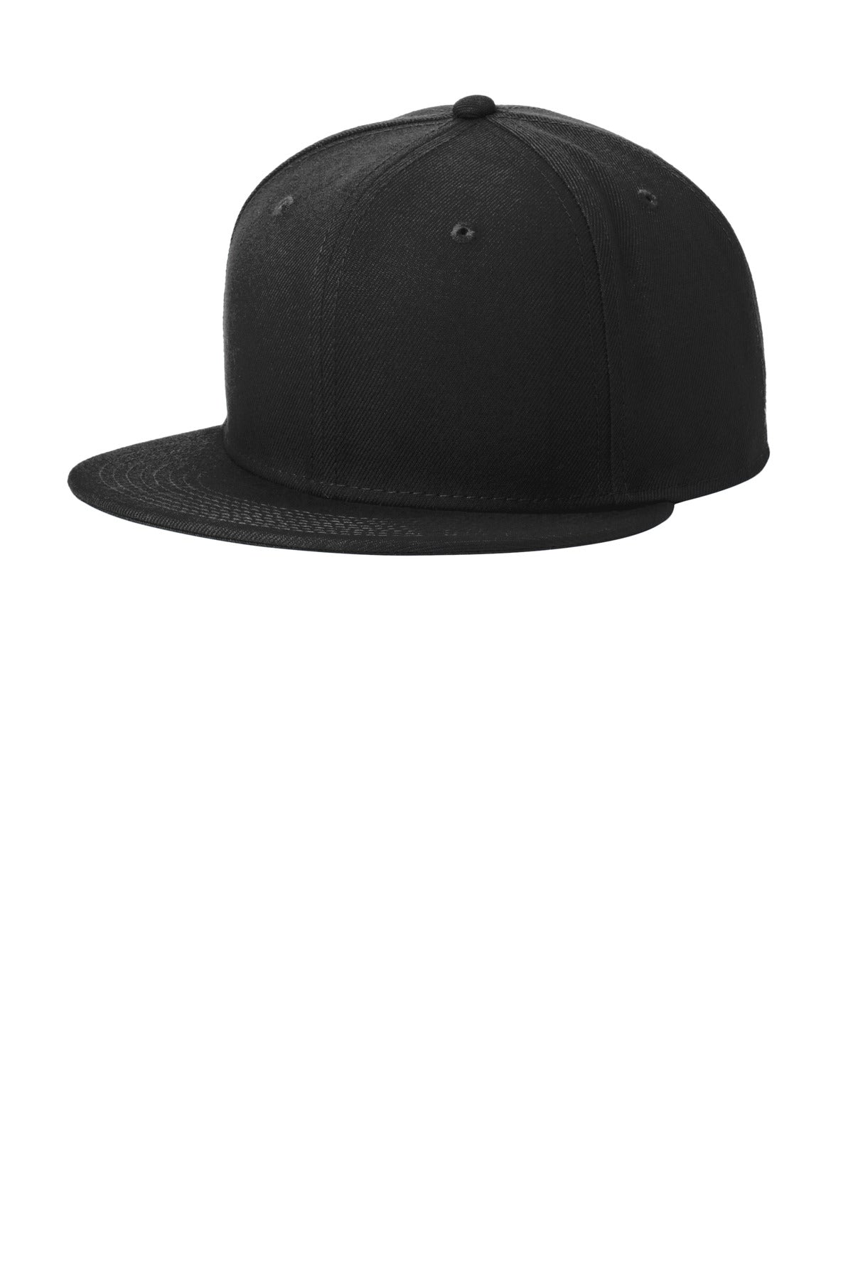 Custom Embroidered - New Era® Standard Fit Flat Bill Snapback Cap NE4020