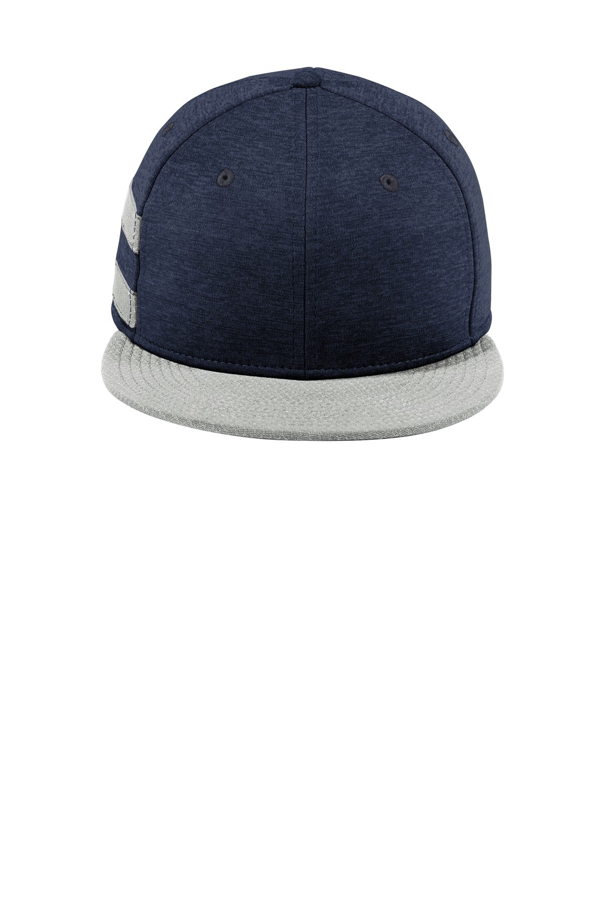 Custom Embroidery - New Era  ®  Shadow Heather Striped Flat Bill Snapback Cap NE408