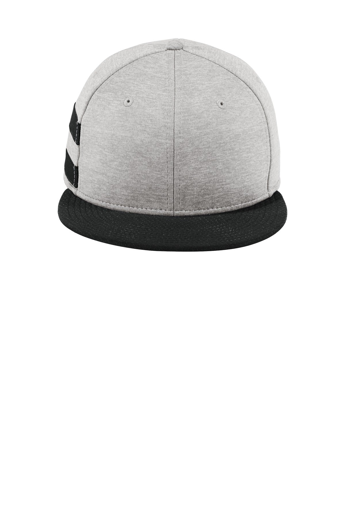 Custom Embroidery - New Era  ®  Shadow Heather Striped Flat Bill Snapback Cap NE408