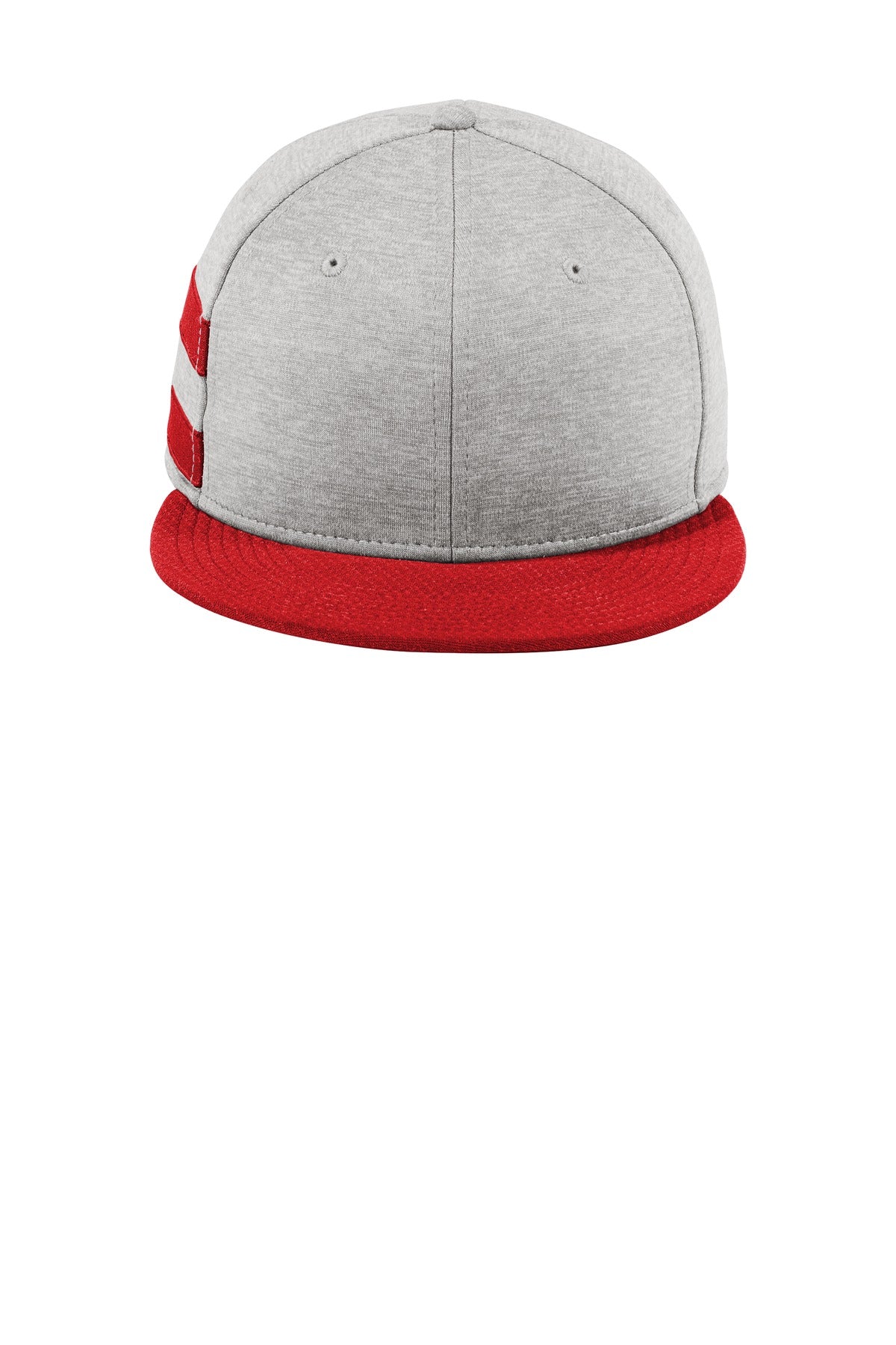 Custom Embroidery - New Era  ®  Shadow Heather Striped Flat Bill Snapback Cap NE408