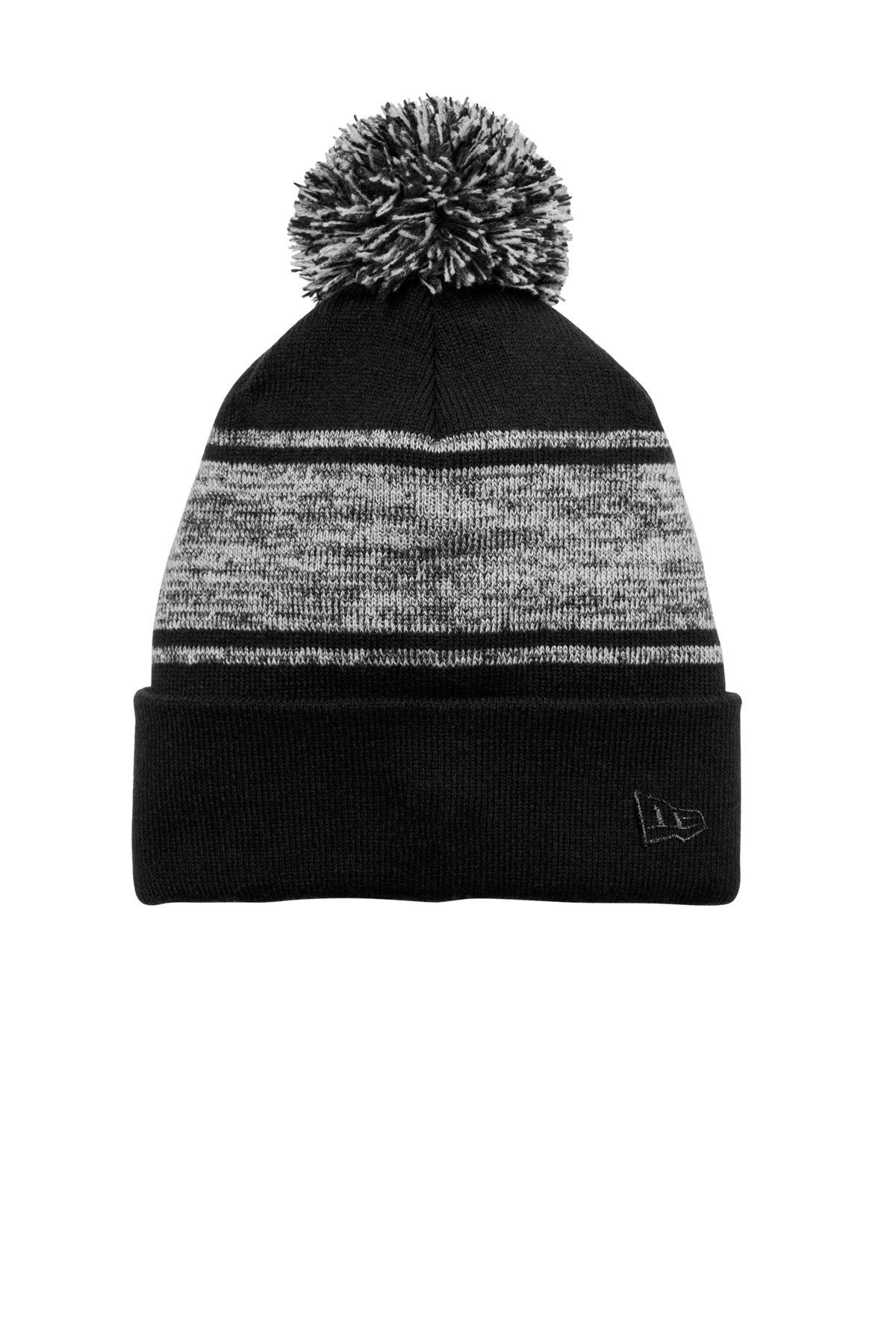 Custom Embroidered - New Era® Knit Chilled Pom Beanie NE909