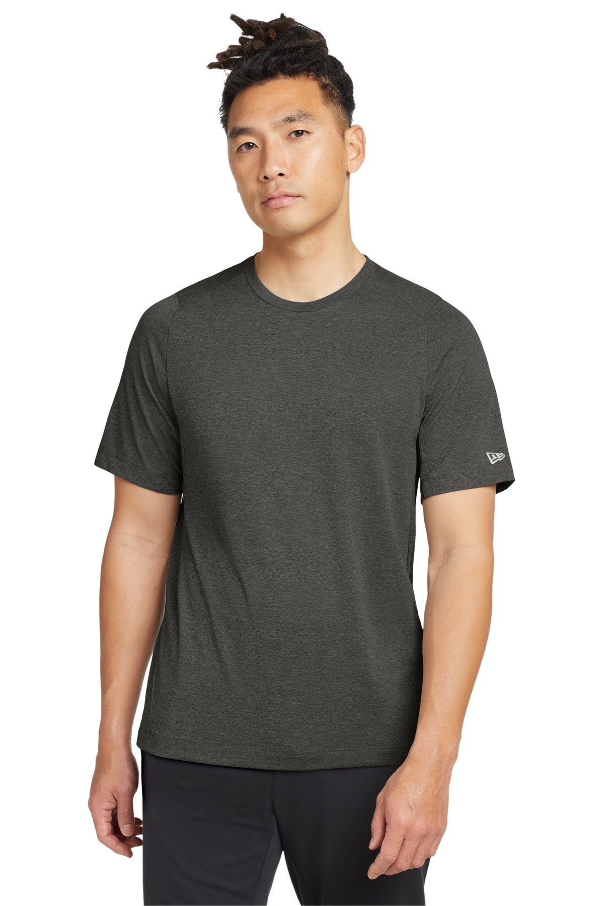 Custom Embroidery - New Era  ®  Series Performance Crew Tee. NEA200