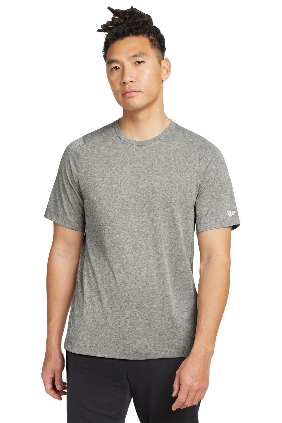 Custom Embroidery - New Era  ®  Series Performance Crew Tee. NEA200