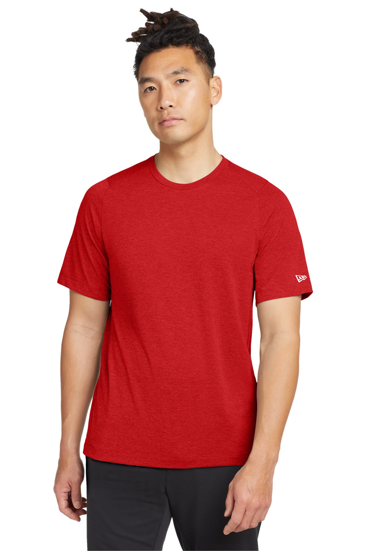 Custom Embroidery - New Era  ®  Series Performance Crew Tee. NEA200