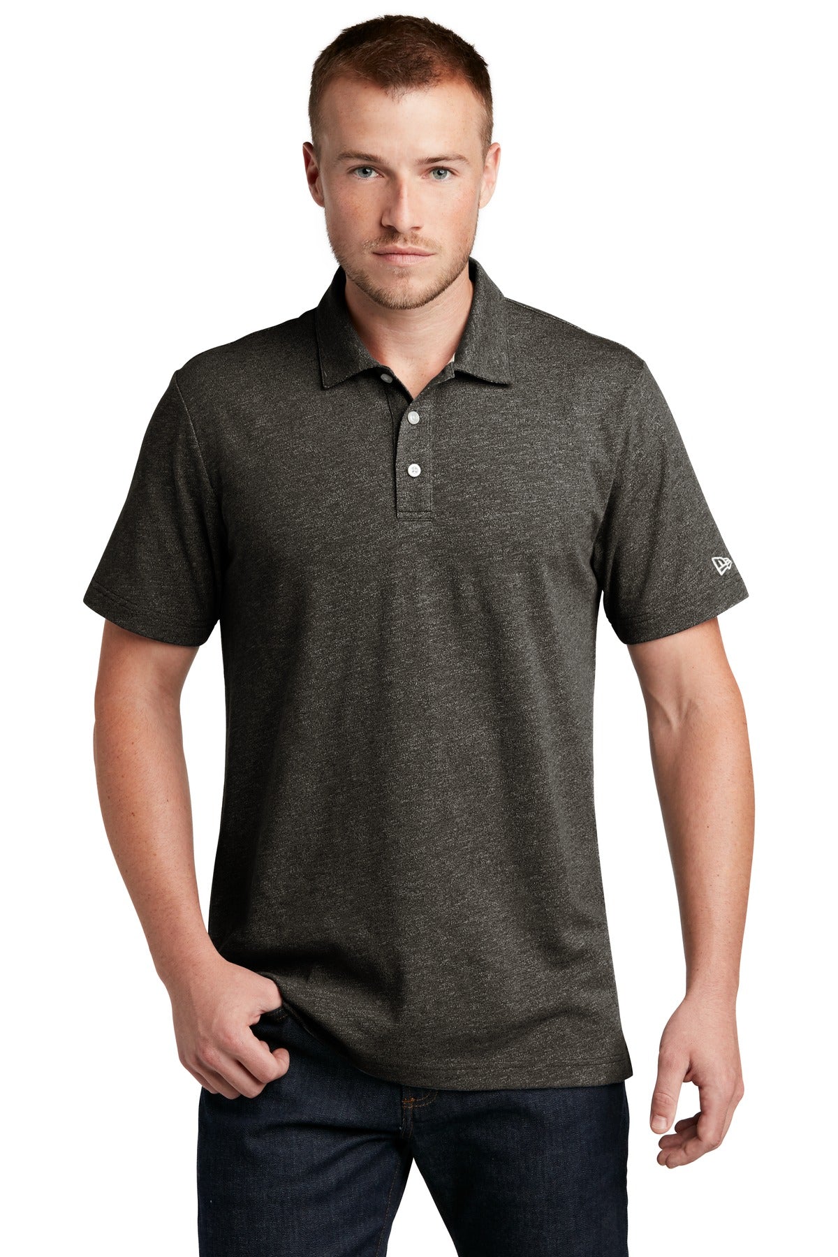 Custom Embroidery - New Era  ®  Slub Twist Polo NEA301