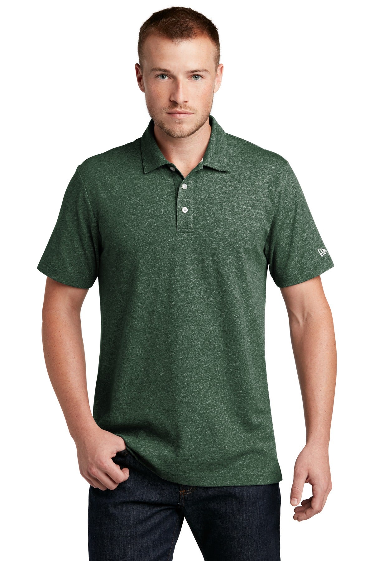 Custom Embroidery - New Era  ®  Slub Twist Polo NEA301