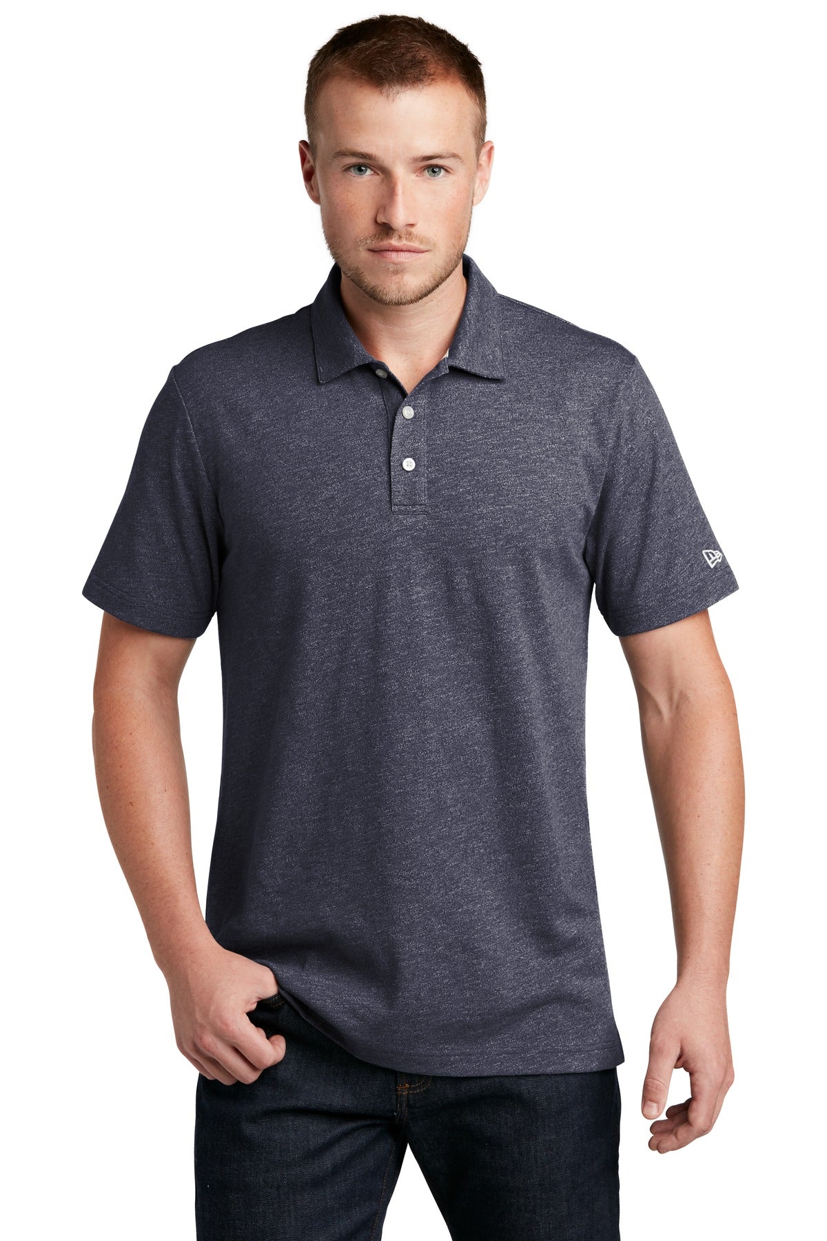 Custom Embroidery - New Era  ®  Slub Twist Polo NEA301