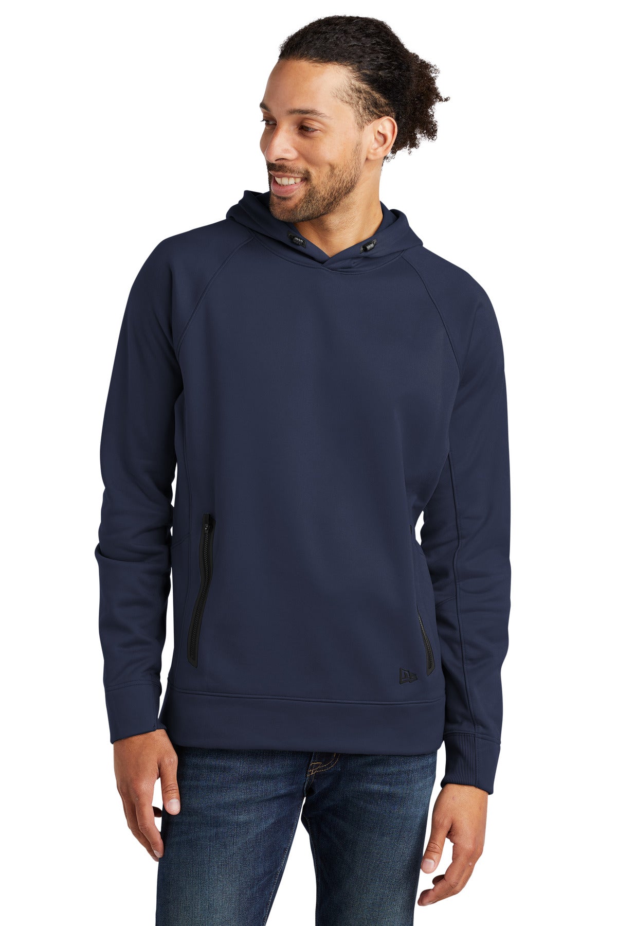 Custom Embroidered - New Era ® Venue Fleece Pullover Hoodie. NEA520