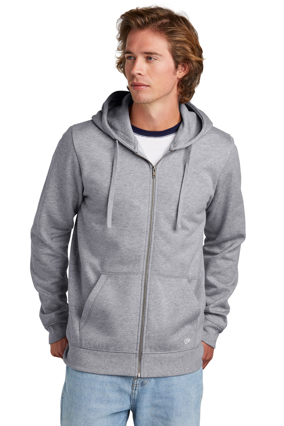 Custom Embroidery - New Era ®  Comeback Fleece Full-Zip Hoodie NEA551