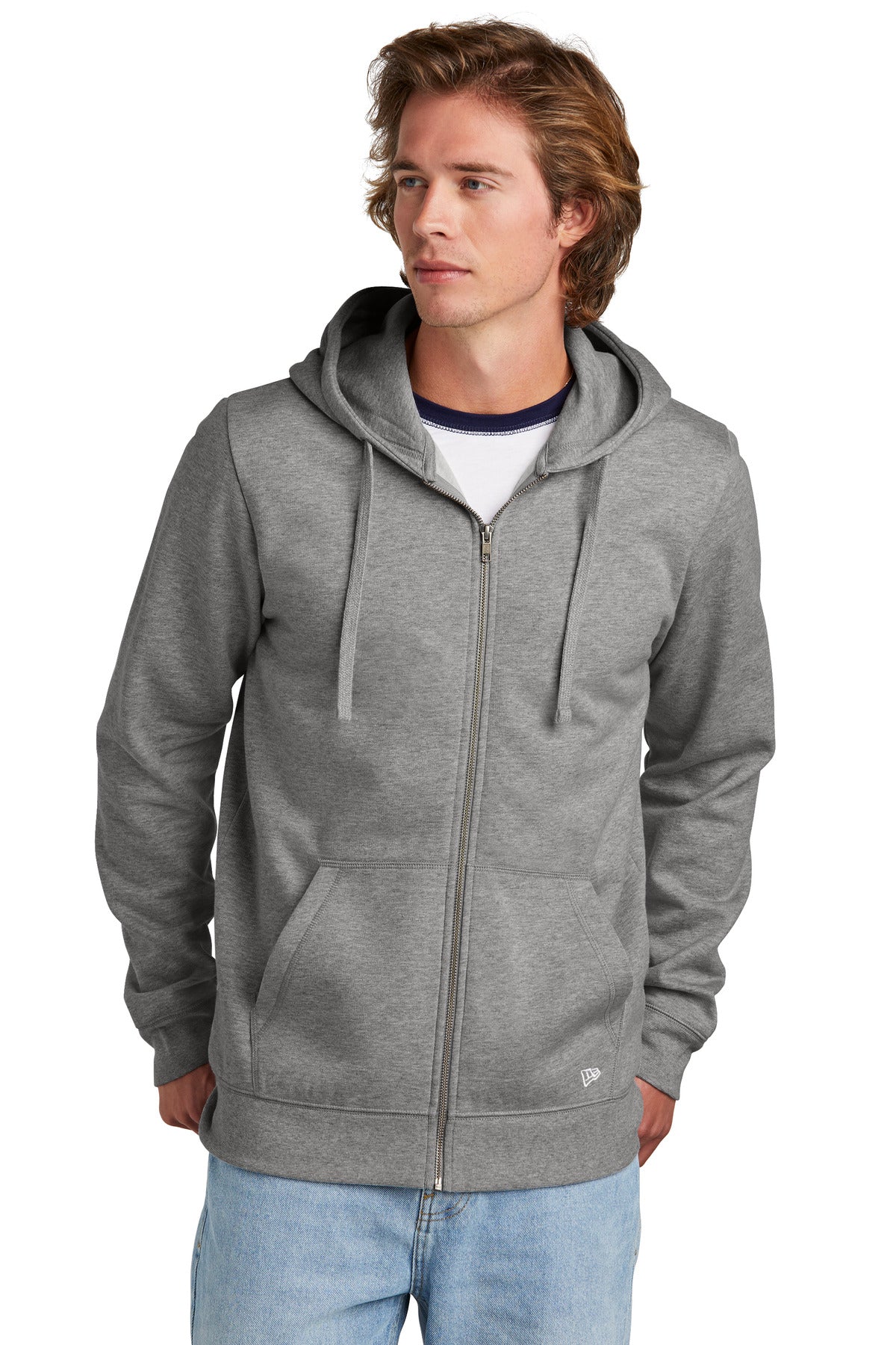 Custom Embroidery - New Era ®  Comeback Fleece Full-Zip Hoodie NEA551