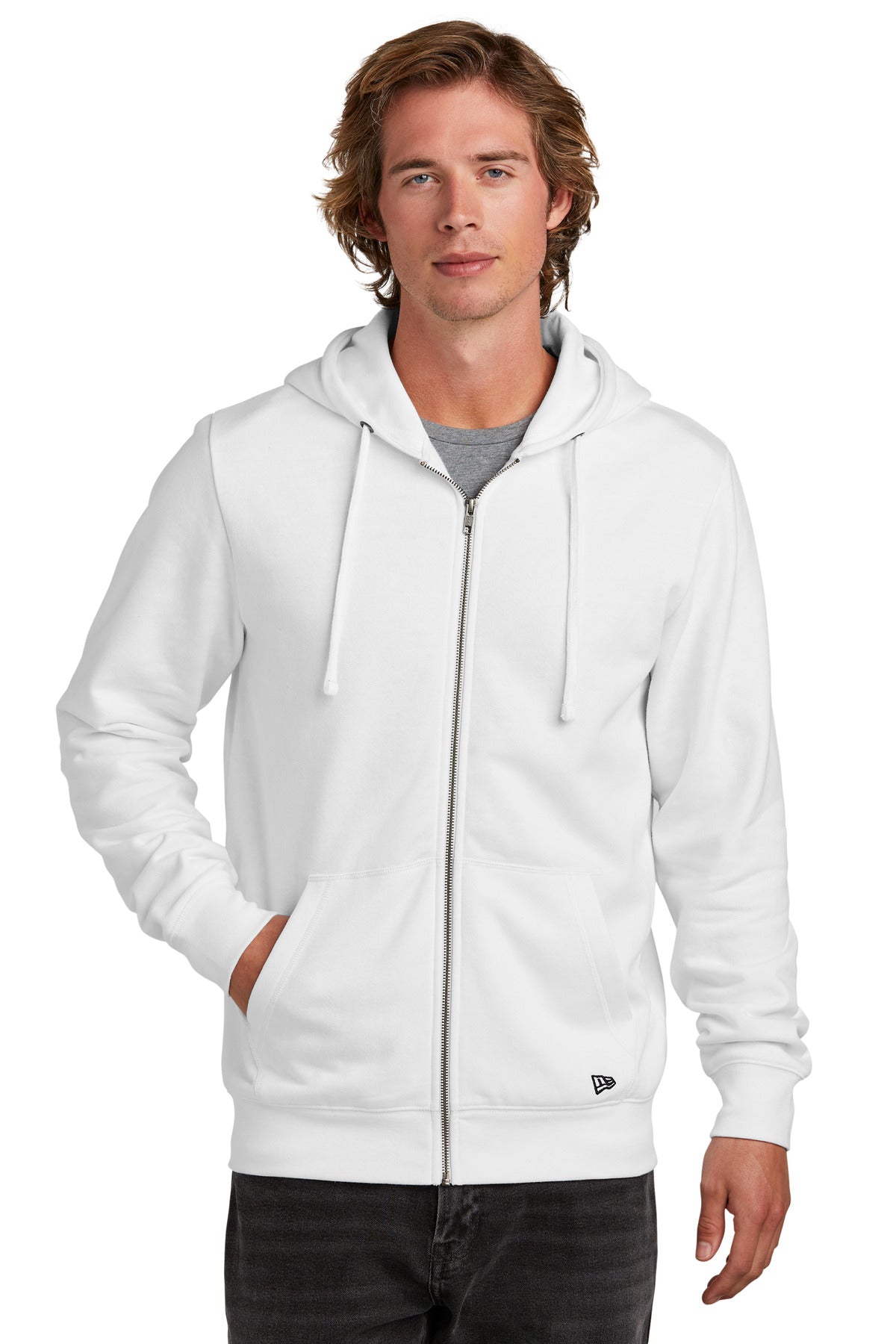 Custom Embroidery - New Era ®  Comeback Fleece Full-Zip Hoodie NEA551
