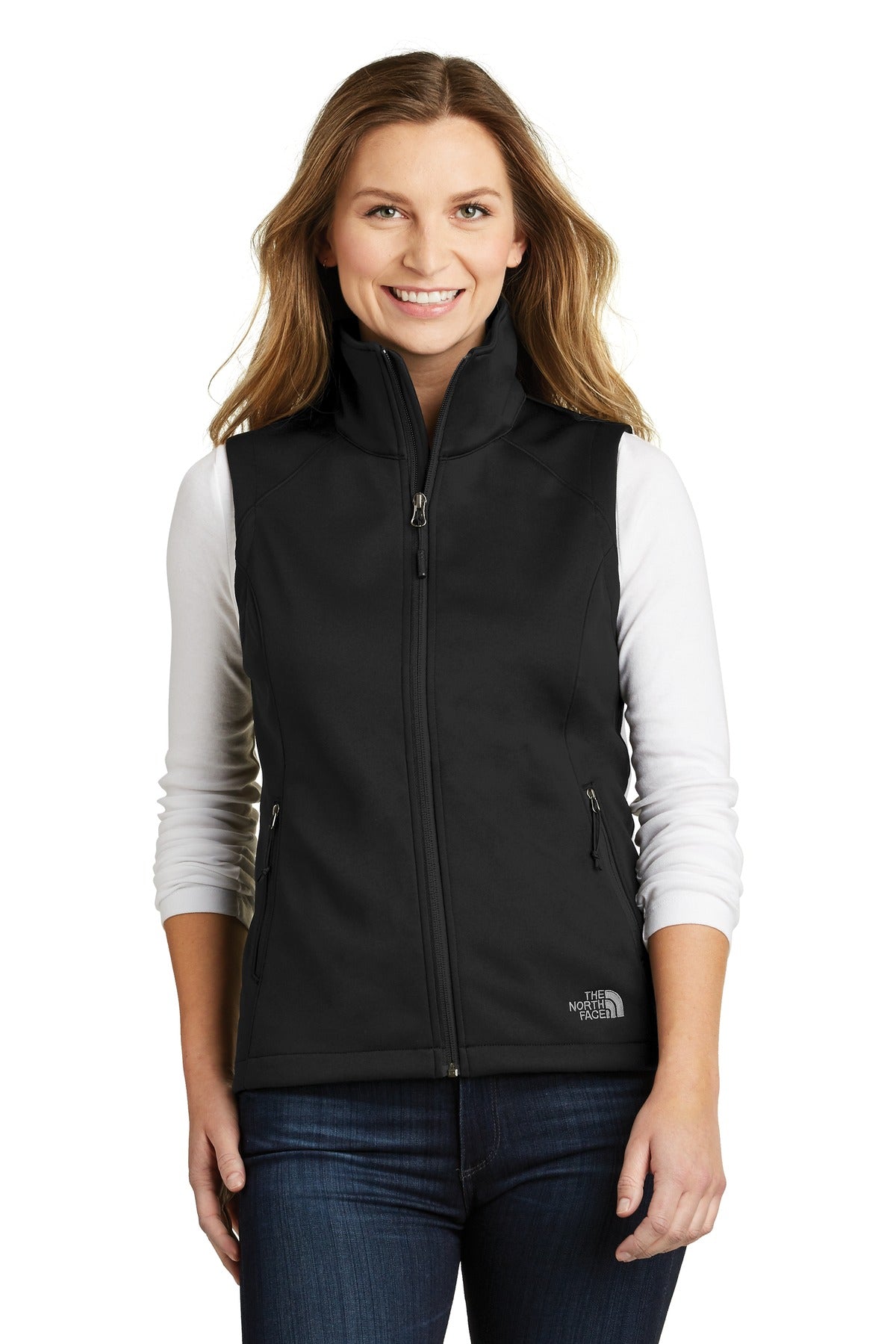 Custom Embroidered - The North Face ® Women's Ridgewall Soft Shell Vest. NF0A3LH1