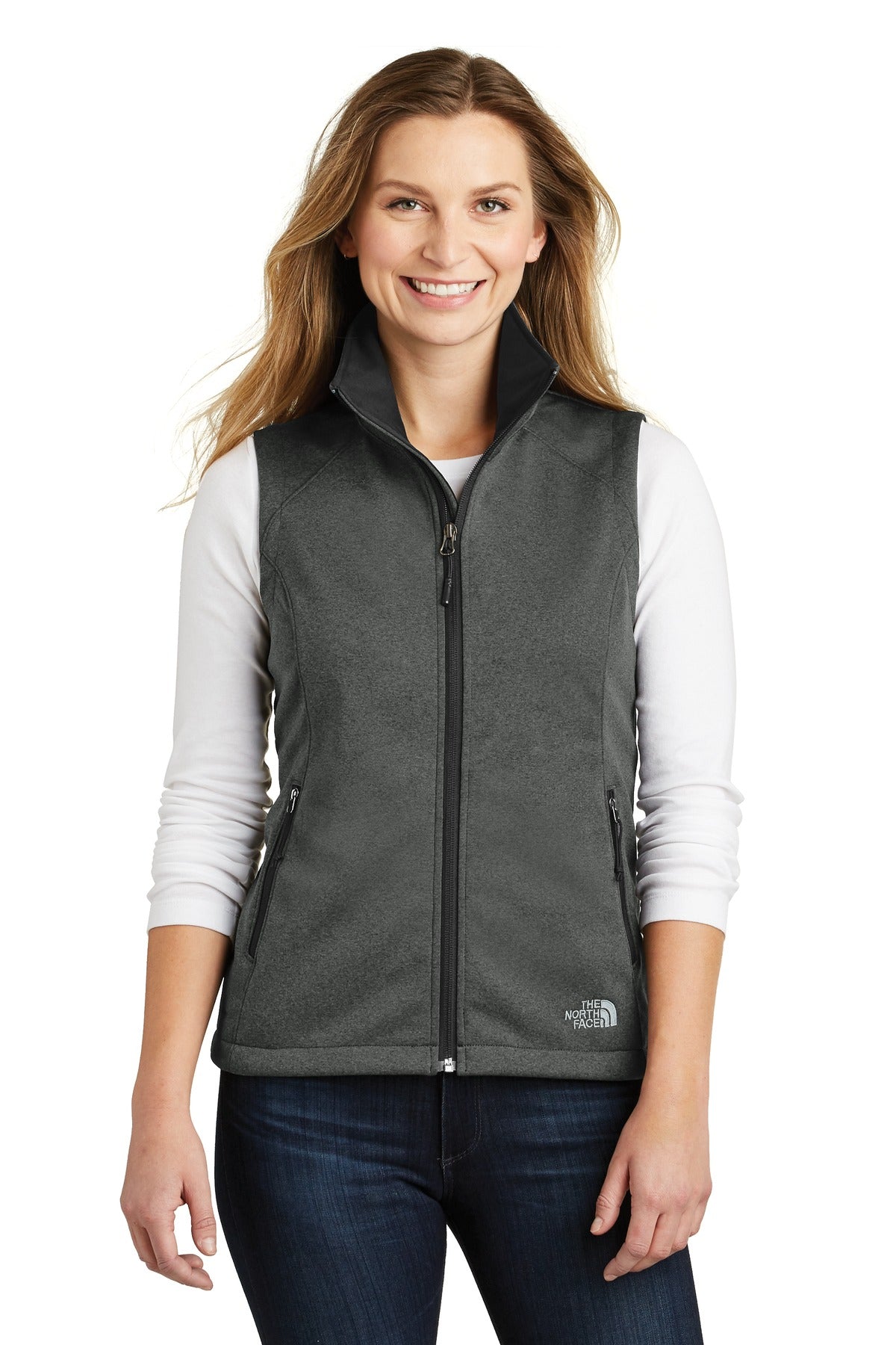 Custom Embroidered - The North Face ® Women's Ridgewall Soft Shell Vest. NF0A3LH1