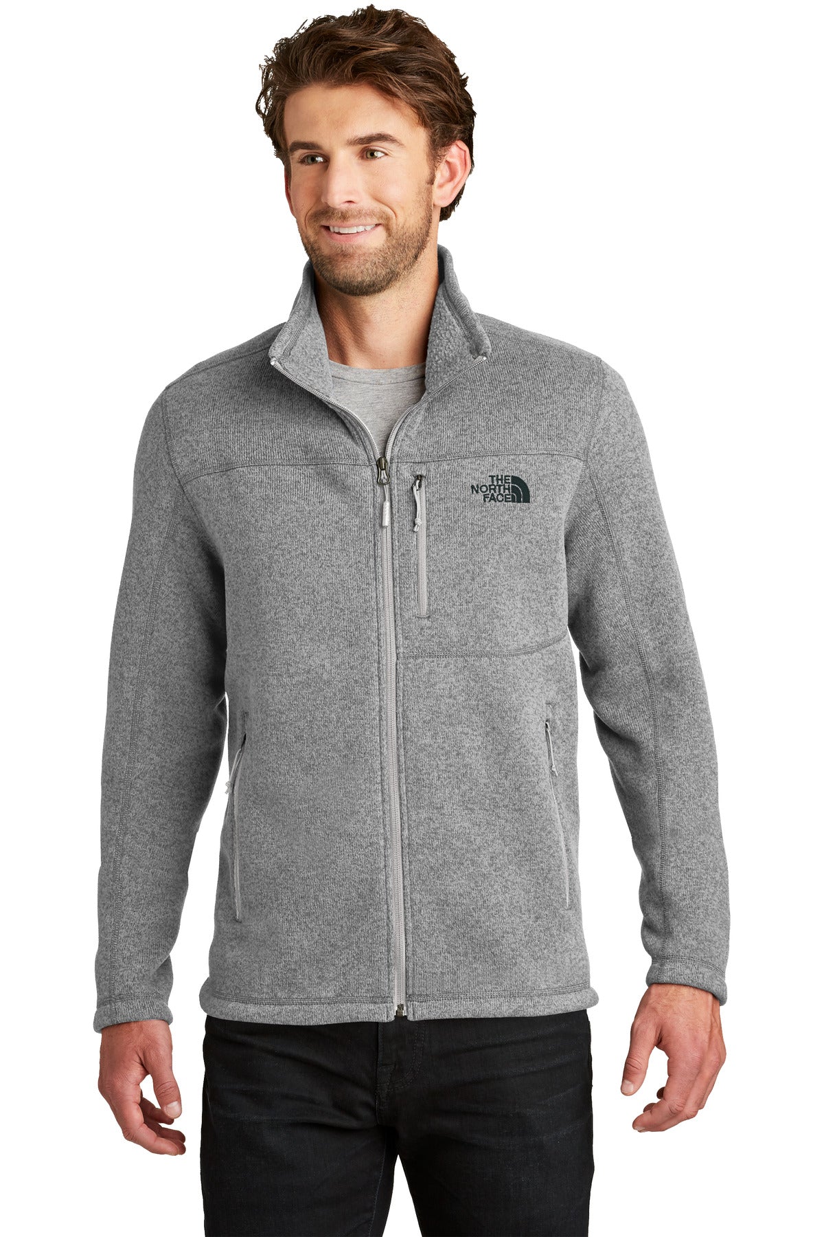 Custom Embroidered - The North Face ® Sweater Fleece Jacket. NF0A3LH7