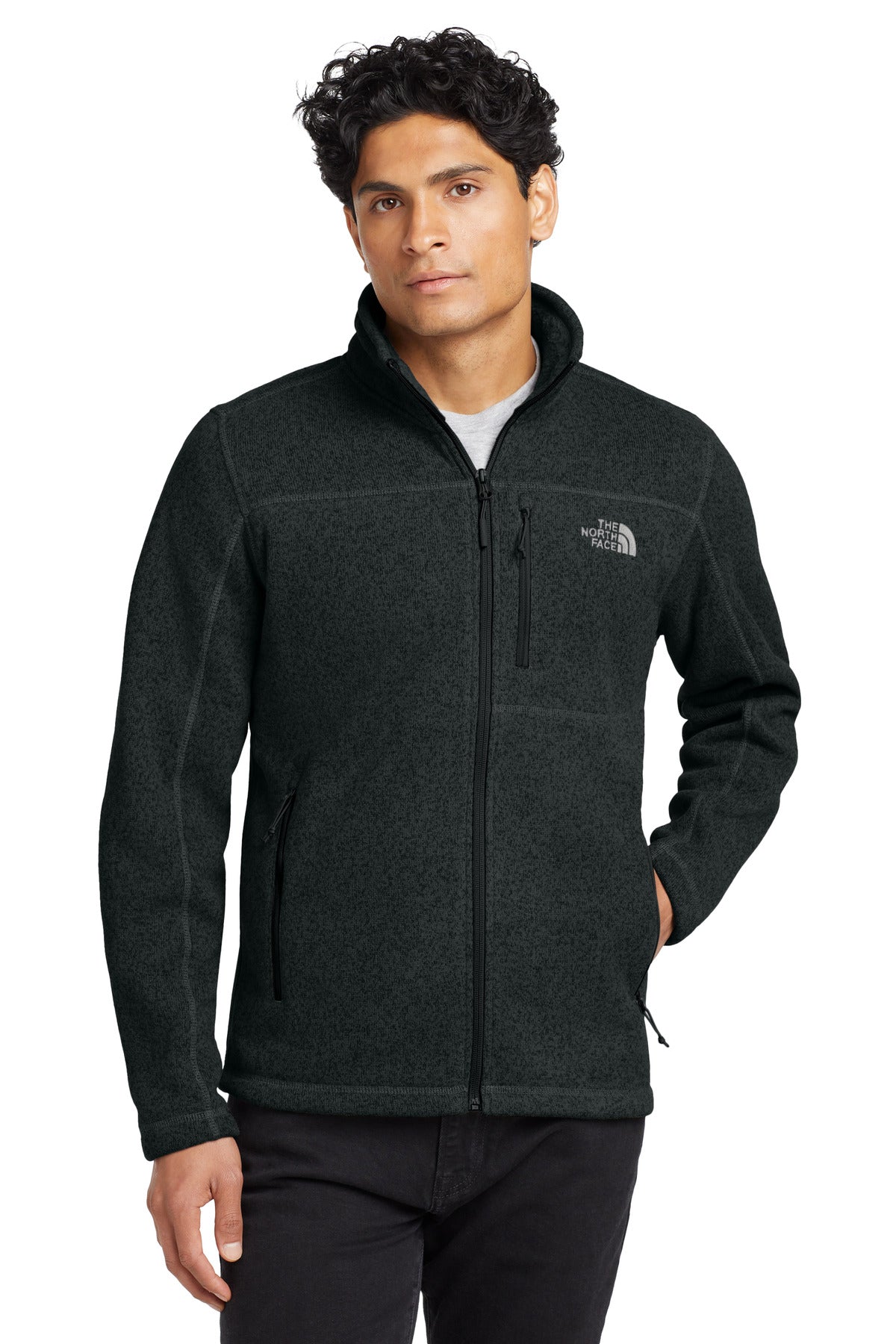 Custom Embroidery or DTF Print - The North Face  ®  Sweater Fleece Jacket. NF0A3LH7