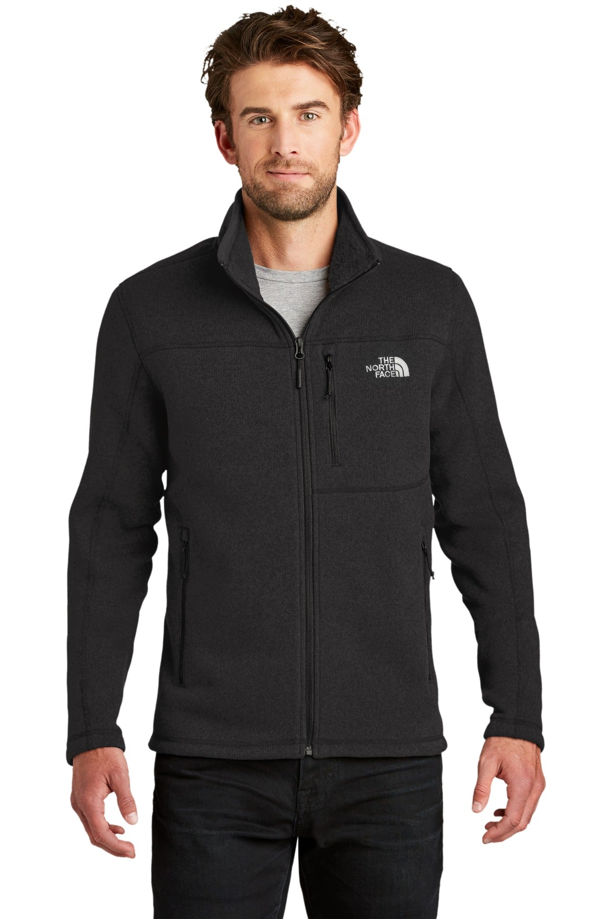 Custom Embroidered - The North Face ® Sweater Fleece Jacket. NF0A3LH7