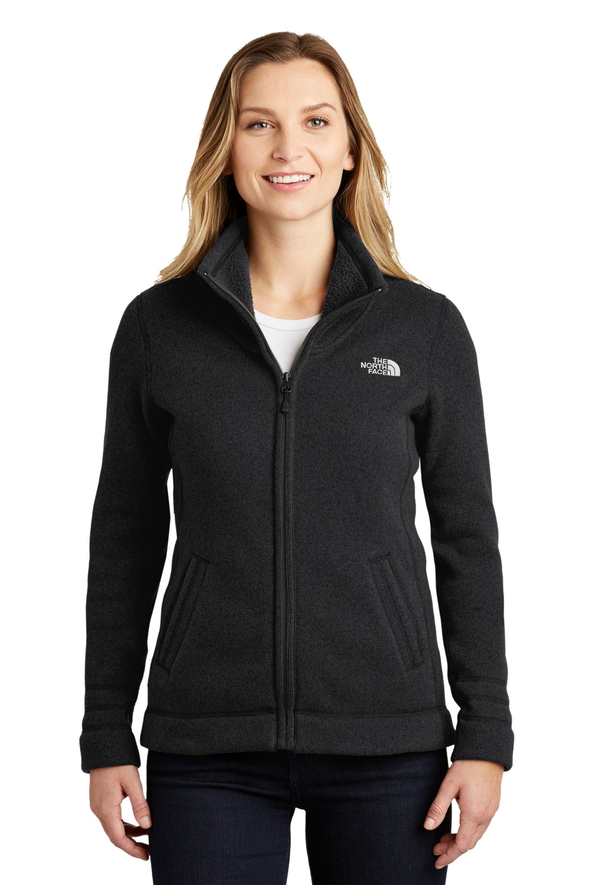 Custom Embroidered - The North Face ® Ladies Sweater Fleece Jacket. NF0A3LH8