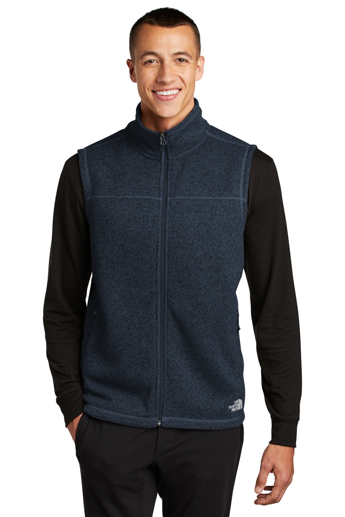 Custom Embroidery or DTF Print - The North Face  ®  Sweater Fleece Vest NF0A47FA