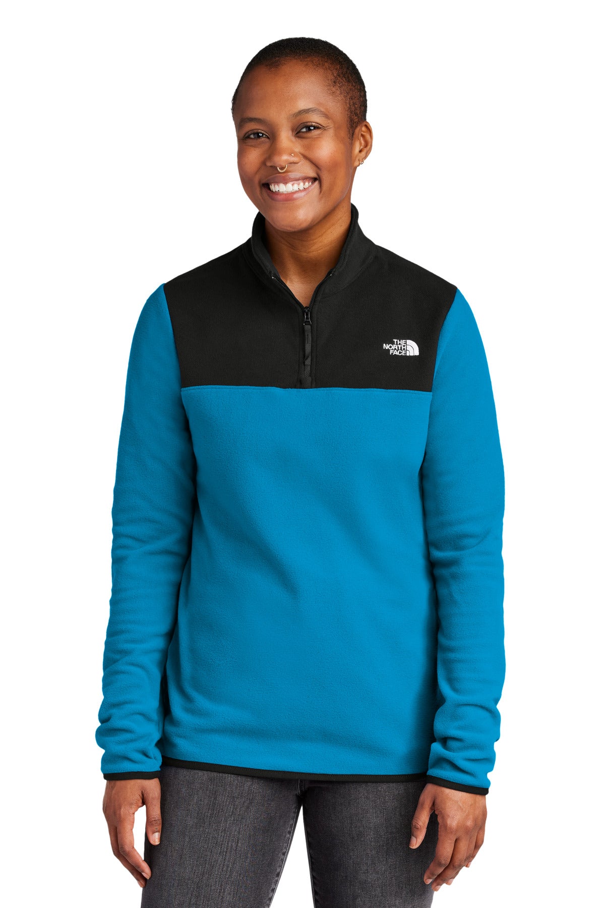 Custom Embroidered - The North Face® Ladies Glacier 1/4-Zip Fleece NF0A7V4M