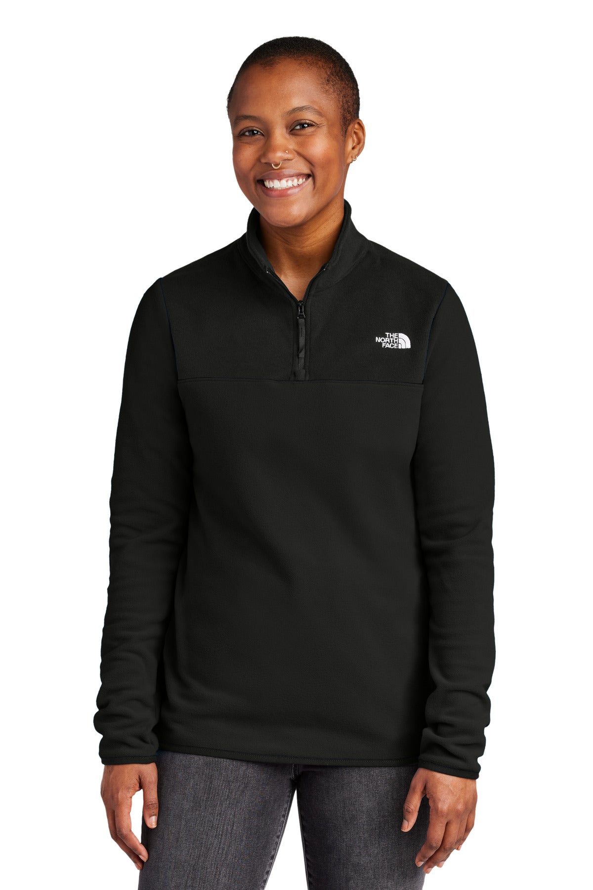 Custom Embroidered - The North Face® Ladies Glacier 1/4-Zip Fleece NF0A7V4M