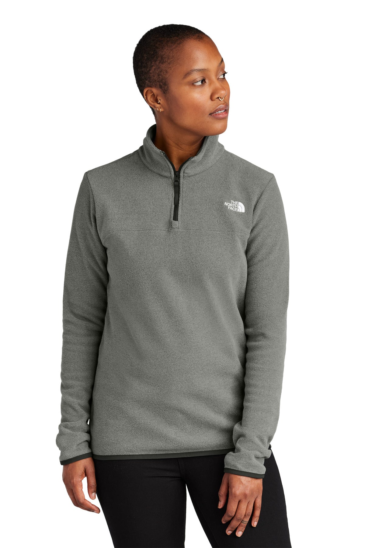 Custom Embroidered - The North Face® Ladies Glacier 1/4-Zip Fleece NF0A7V4M