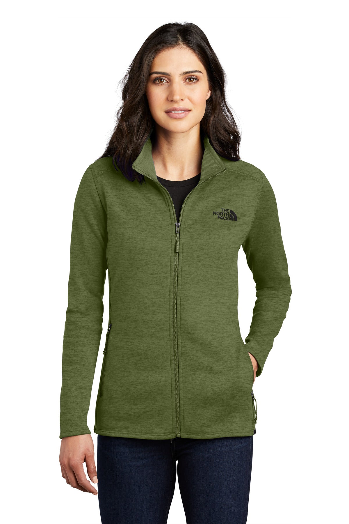 Custom Embroidered - The North Face ® Women's Skyline Full-Zip Fleece Jacket NF0A7V62