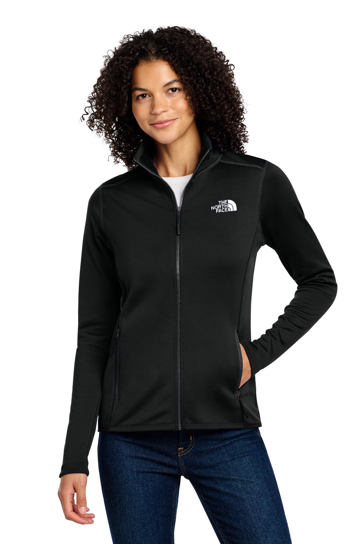 Custom Embroidery or DTF Print - The North Face  ®  Women's Skyline Full-Zip Fleece Jacket NF0A7V62