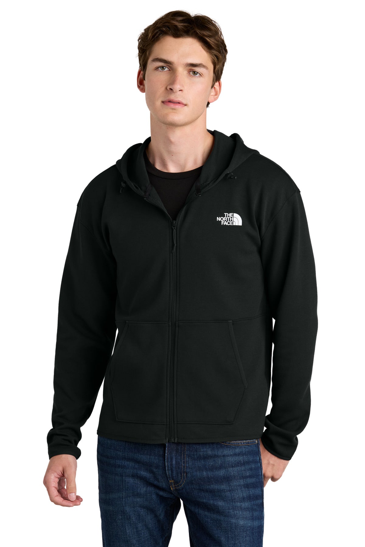 Custom Embroidered - The North Face® Double-Knit Full-Zip Hoodie NF0A8BUS