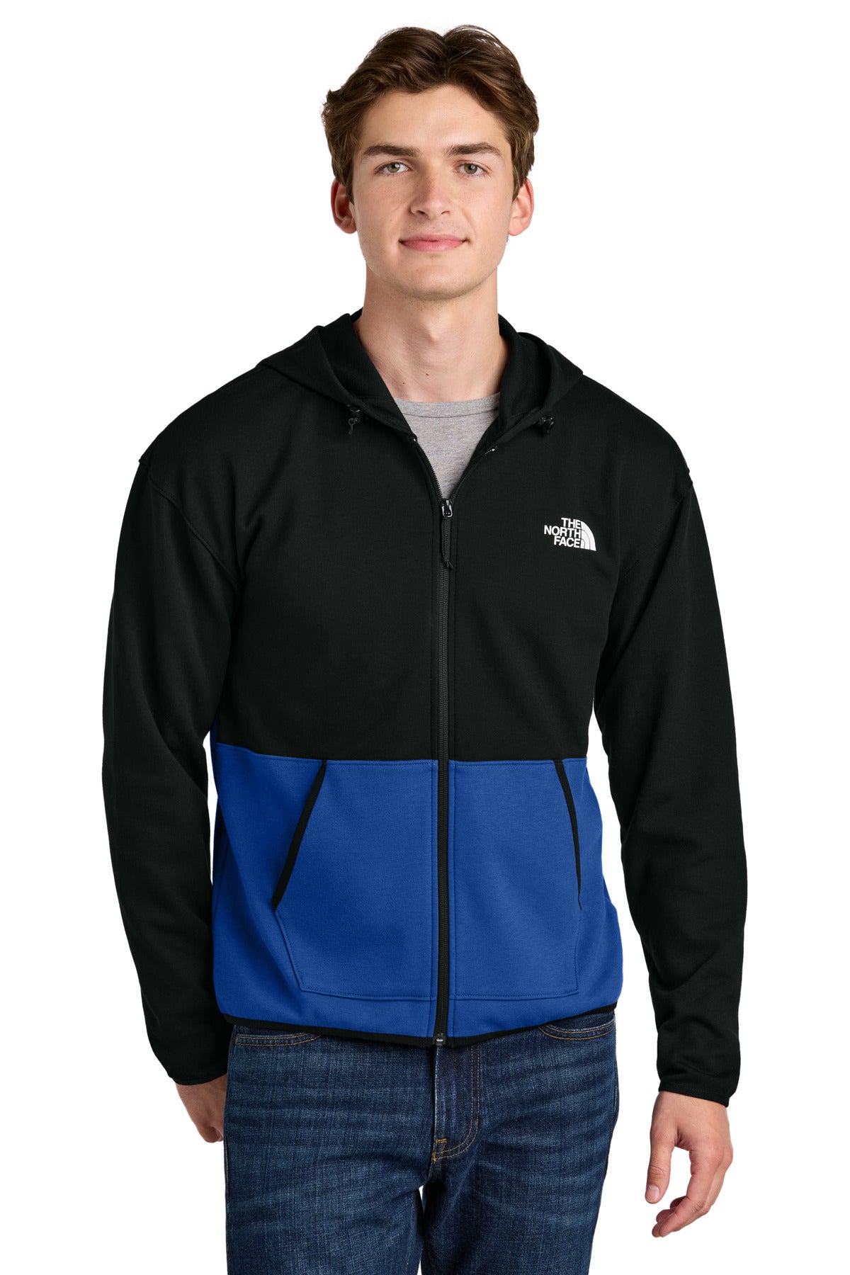 Custom Embroidered - The North Face® Double-Knit Full-Zip Hoodie NF0A8BUS