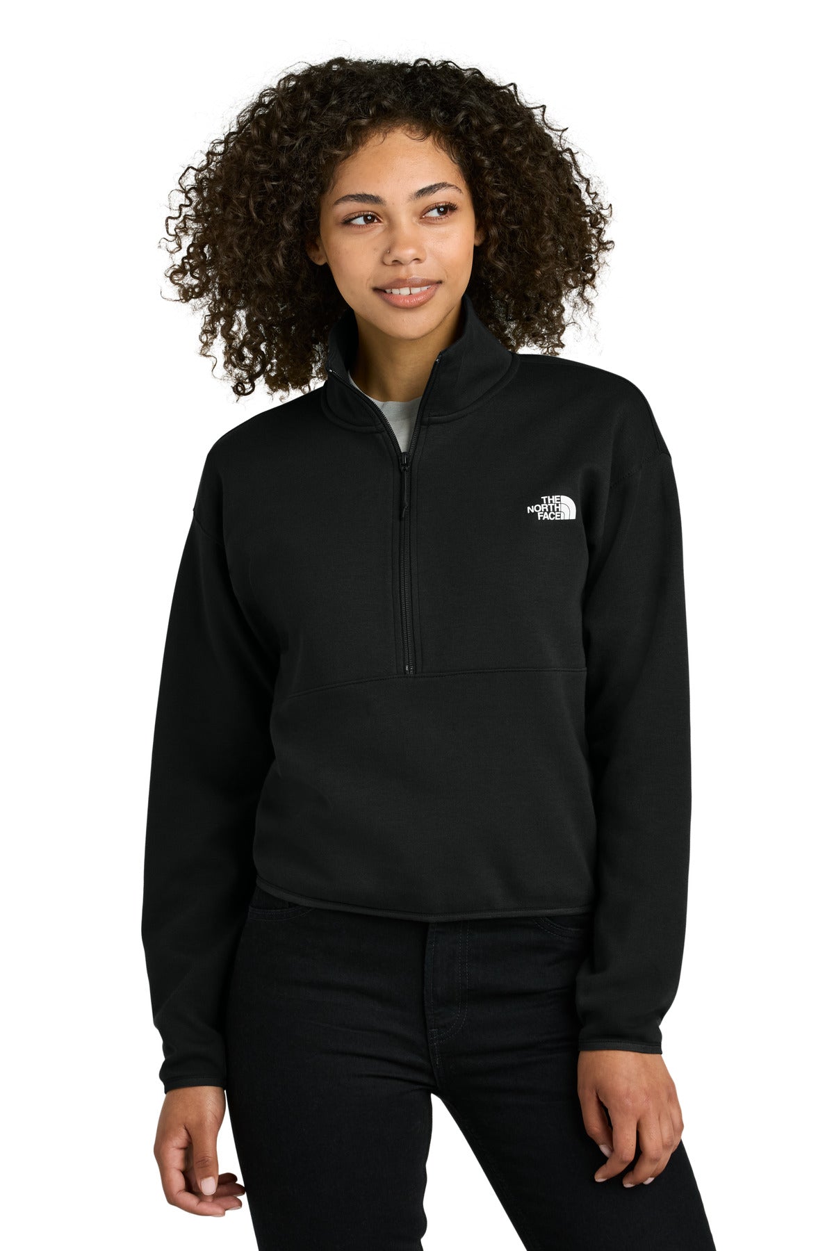 Custom Embroidered - The North Face® Women's Double-Knit 1/2-Zip Fleece NF0A8C5H