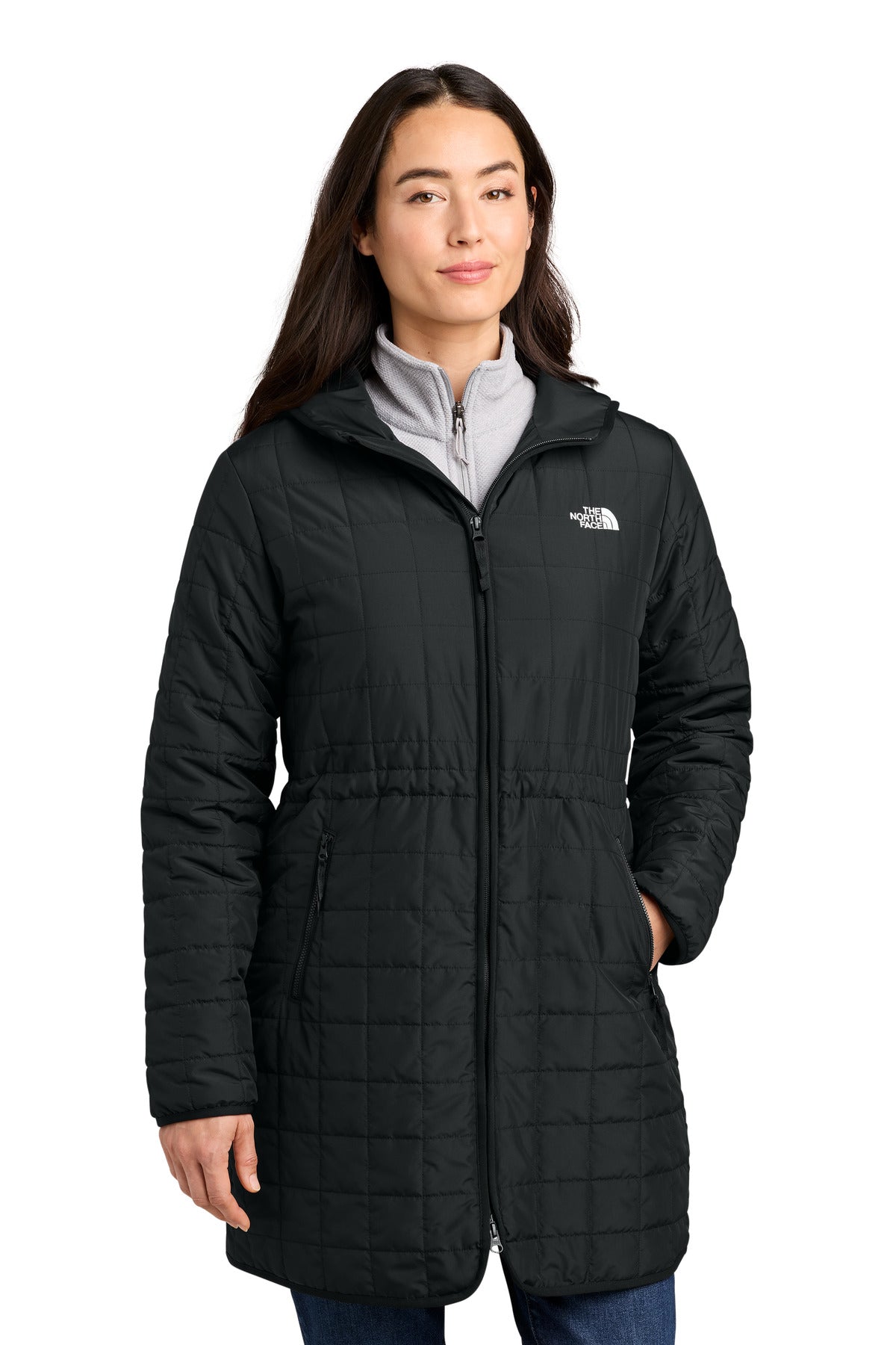 Custom Embroidery or DTF Print - The North Face ®  Women's Iron Drift Quilted Hooded Parka NF0A8JEY