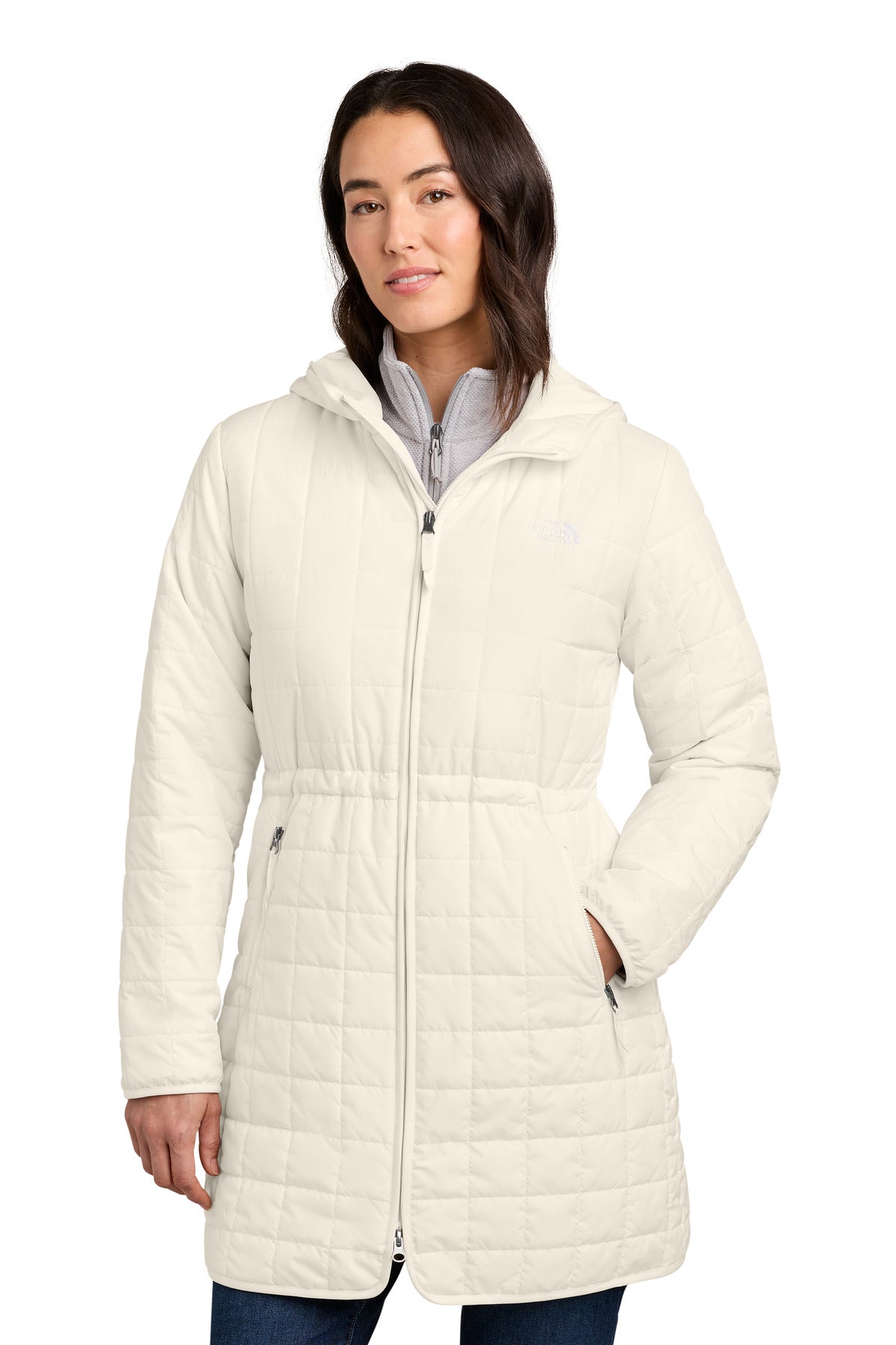 Custom Embroidery or DTF Print - The North Face ®  Women's Iron Drift Quilted Hooded Parka NF0A8JEY