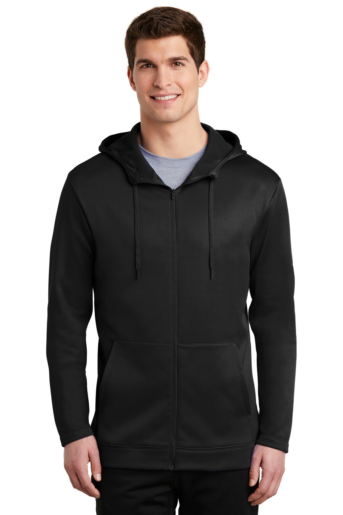 Custom Embroidered - Nike Therma-FIT Full-Zip Fleece Hoodie. NKAH6259