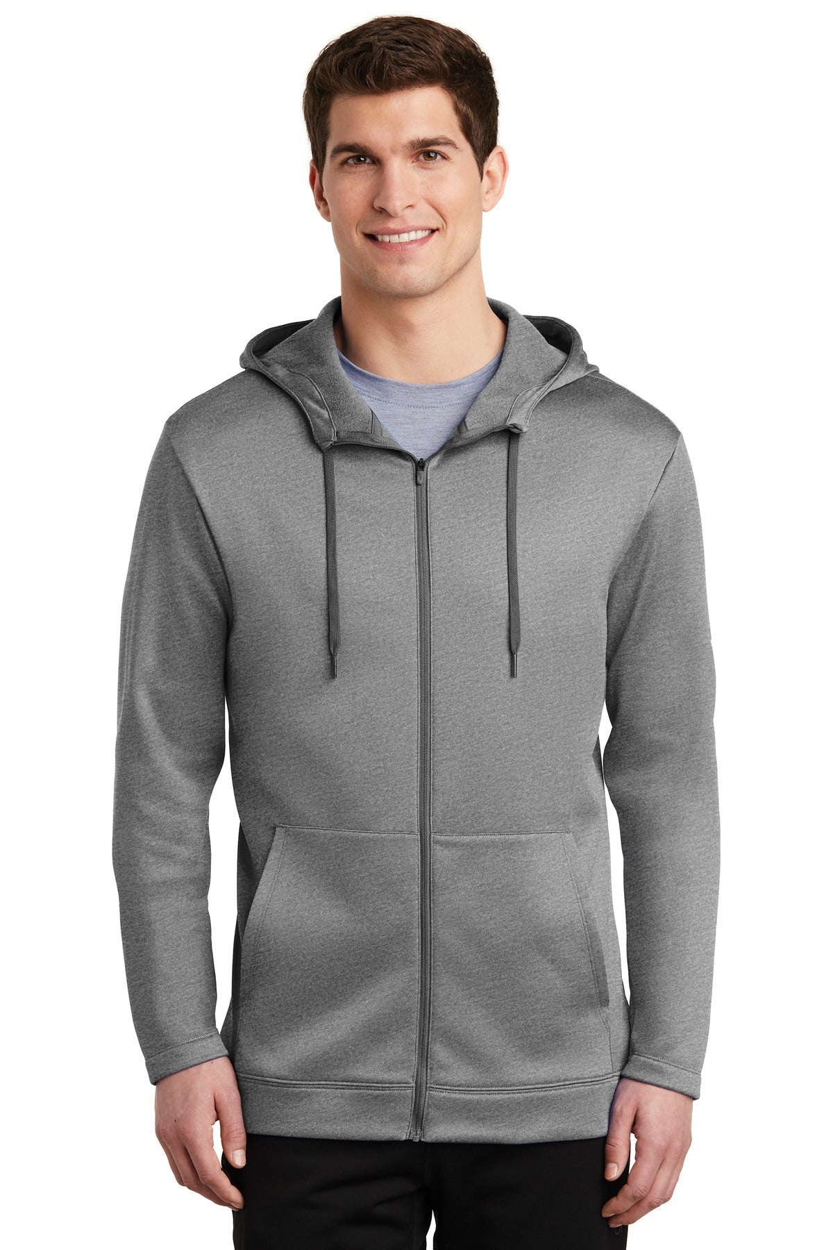 Custom Embroidered - Nike Therma-FIT Full-Zip Fleece Hoodie. NKAH6259