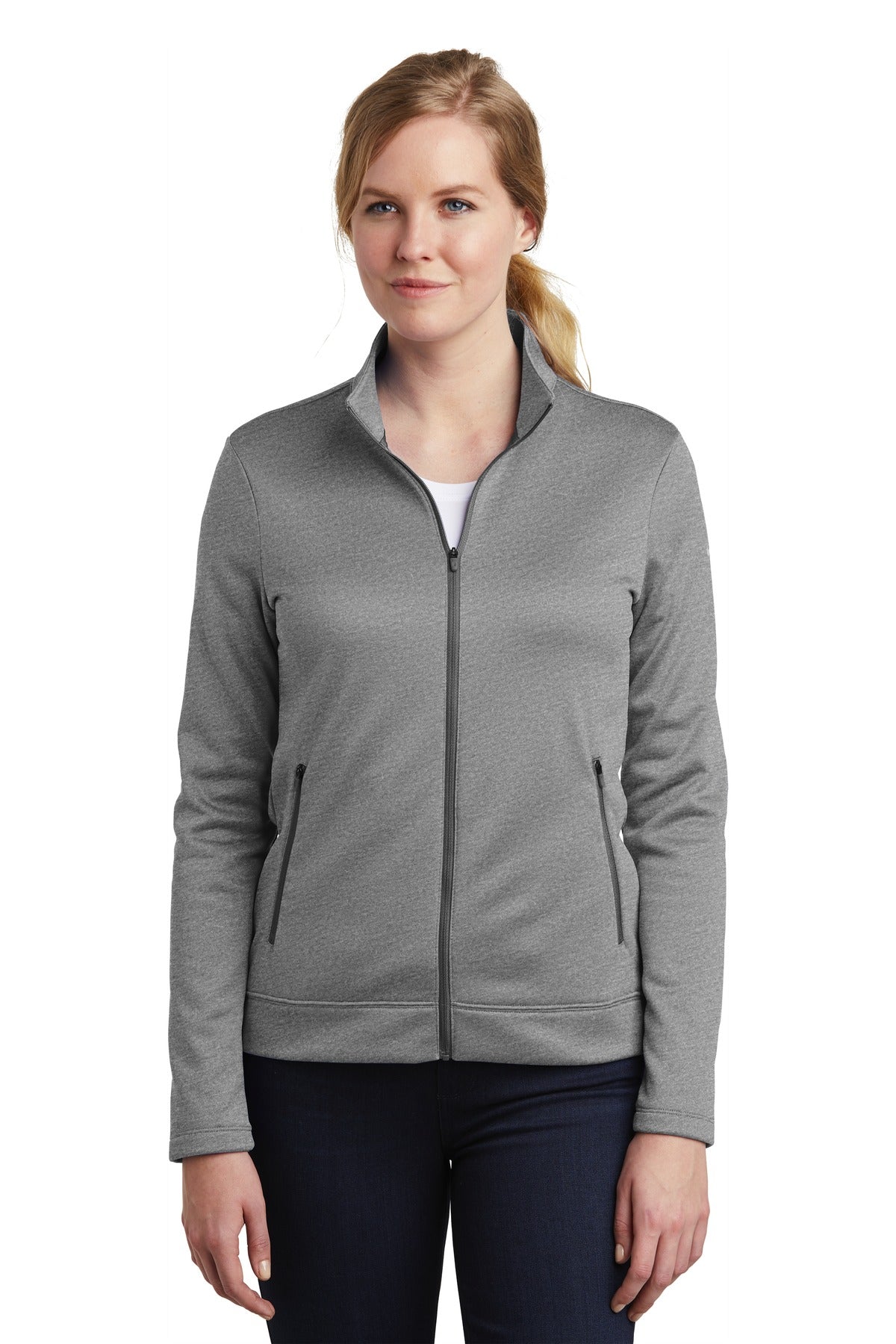 Custom Embroidered - Nike Women's Therma-FIT Full-Zip Fleece. NKAH6260