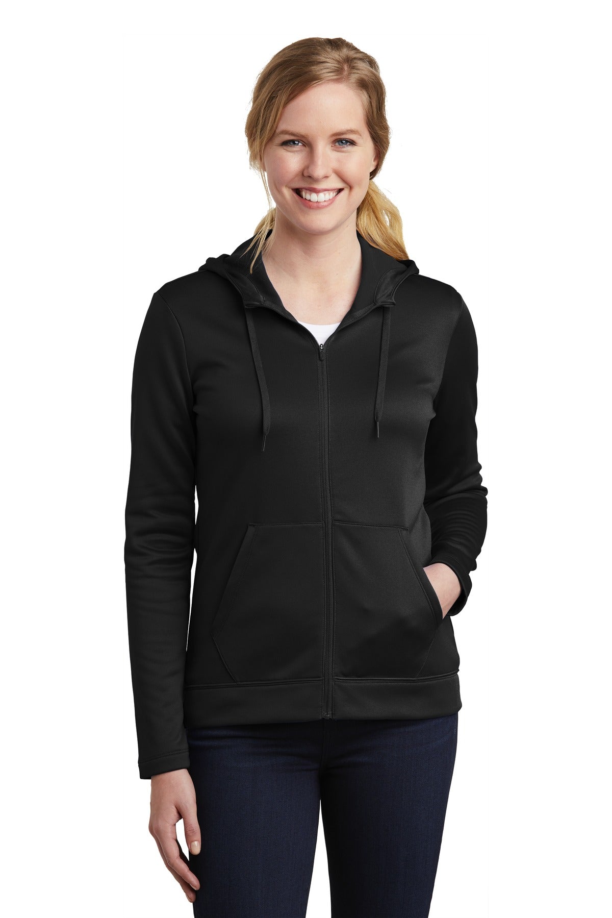 Custom Embroidered - Nike Women's Therma-FIT Full-Zip Fleece Hoodie. NKAH6264