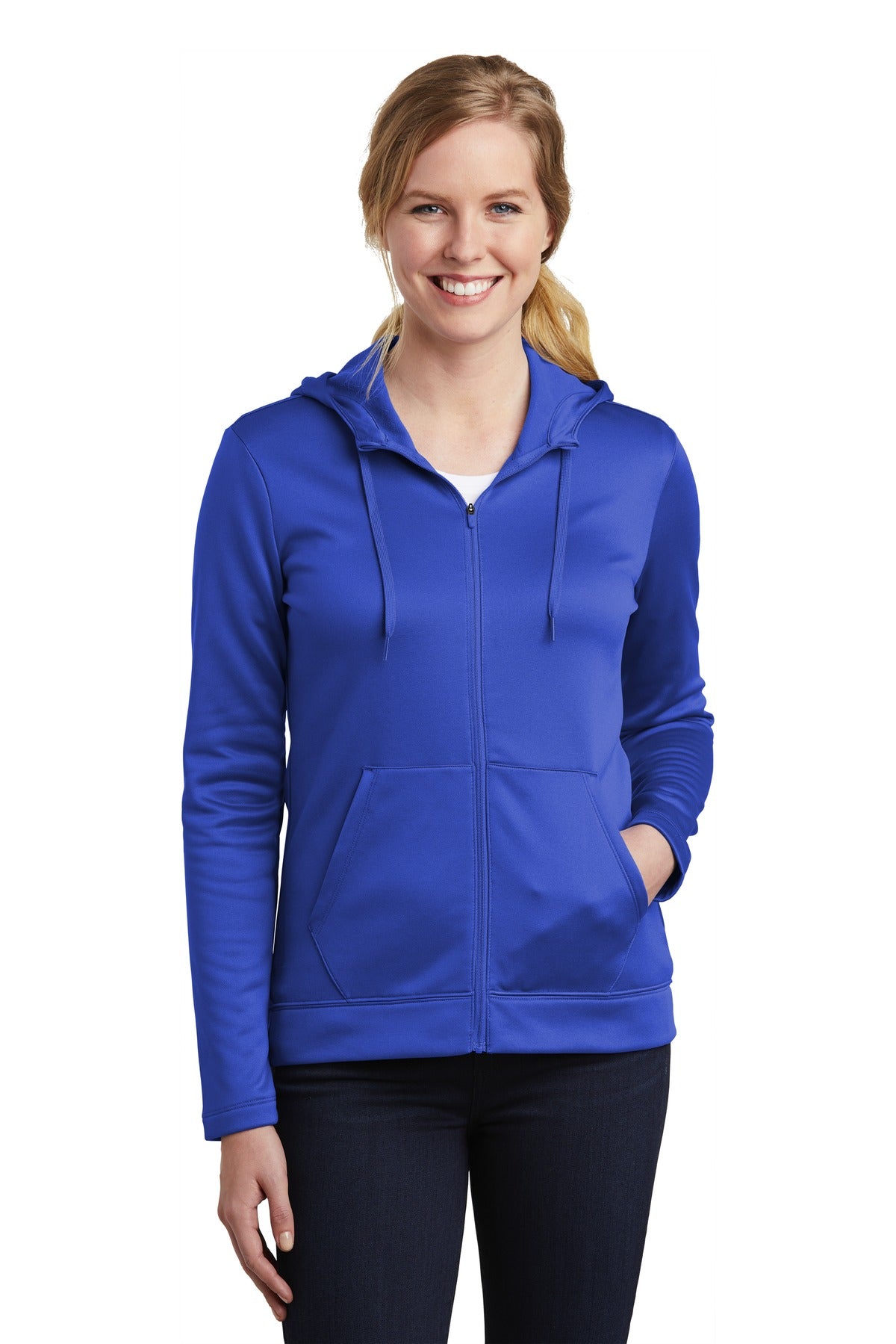 Custom Embroidered - Nike Women's Therma-FIT Full-Zip Fleece Hoodie. NKAH6264