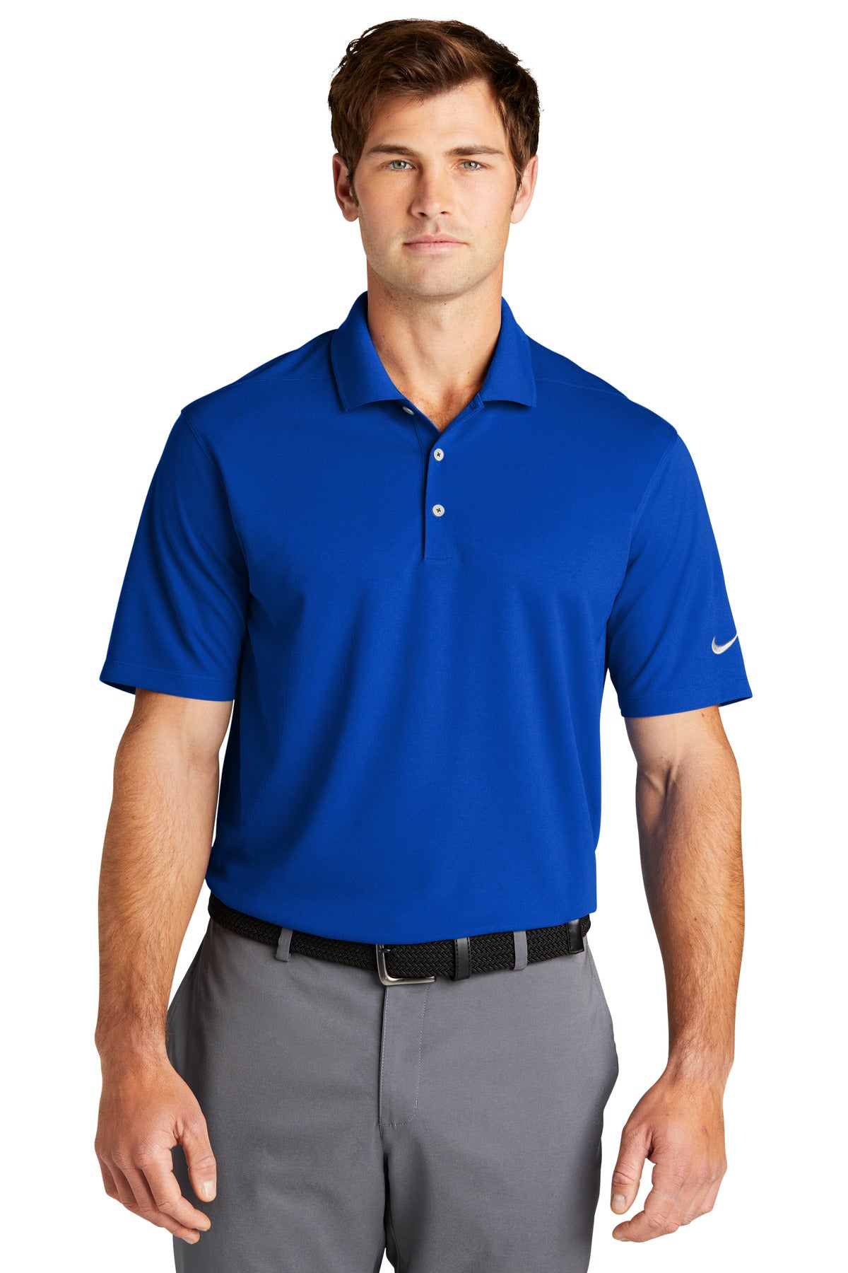 Custom Embroidered - Nike Dri-FIT Micro Pique 2.0 Polo NKDC1963 - Game Royal