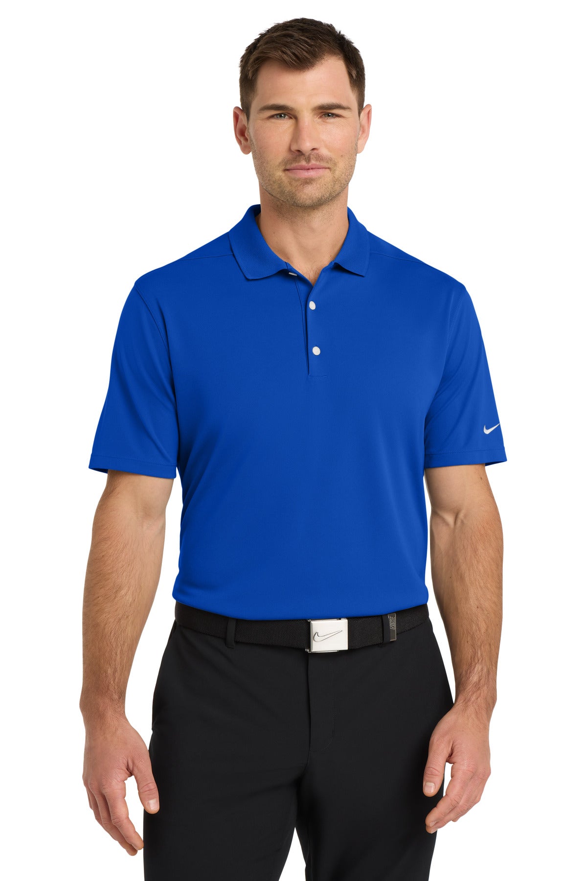 Custom Embroidered - Nike Dri-FIT Micro Pique 2.0 Polo NKDC1963 - Game Royal